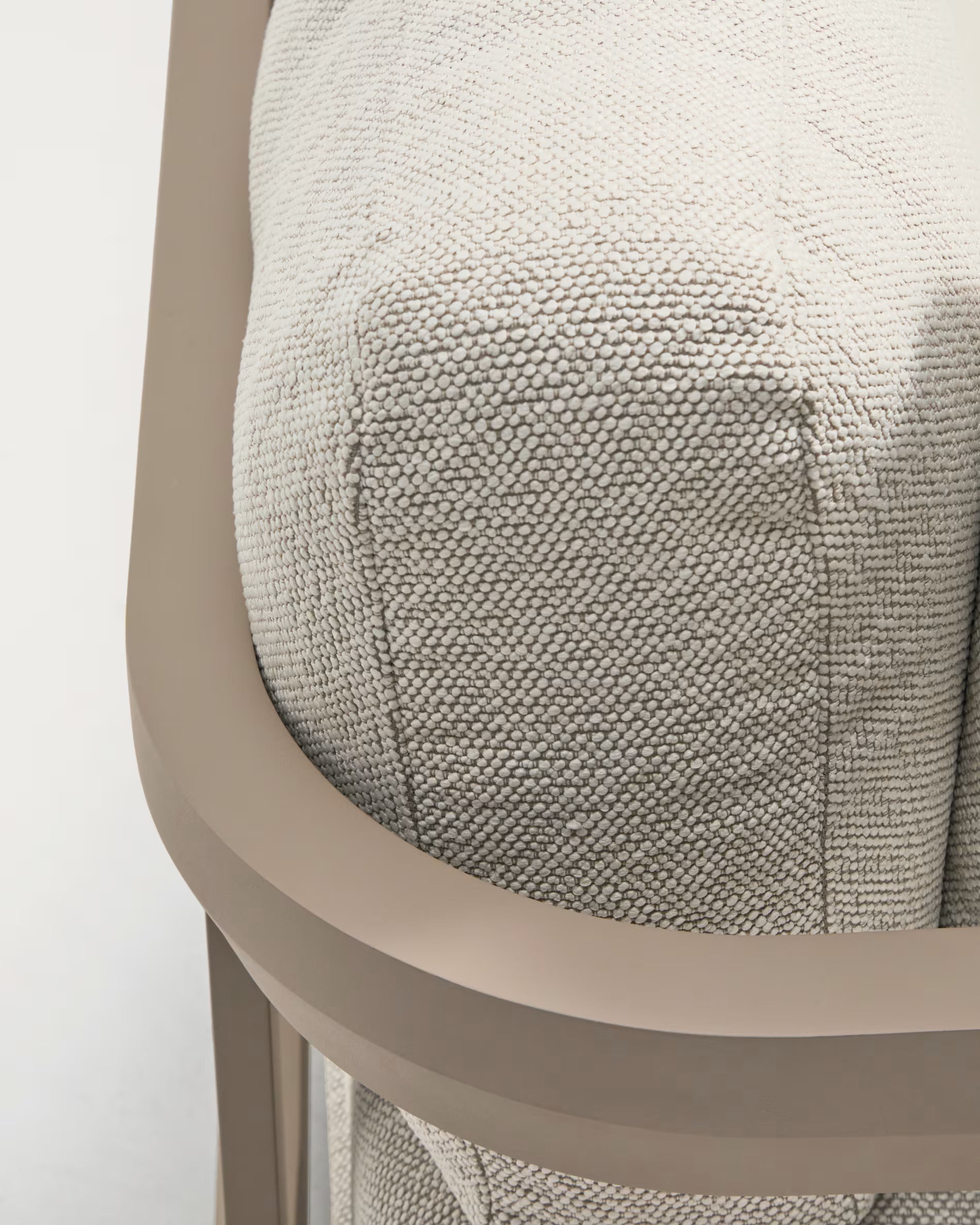 Tuinbank 3-zits NERANO lichtbeige met grijsbeige basis