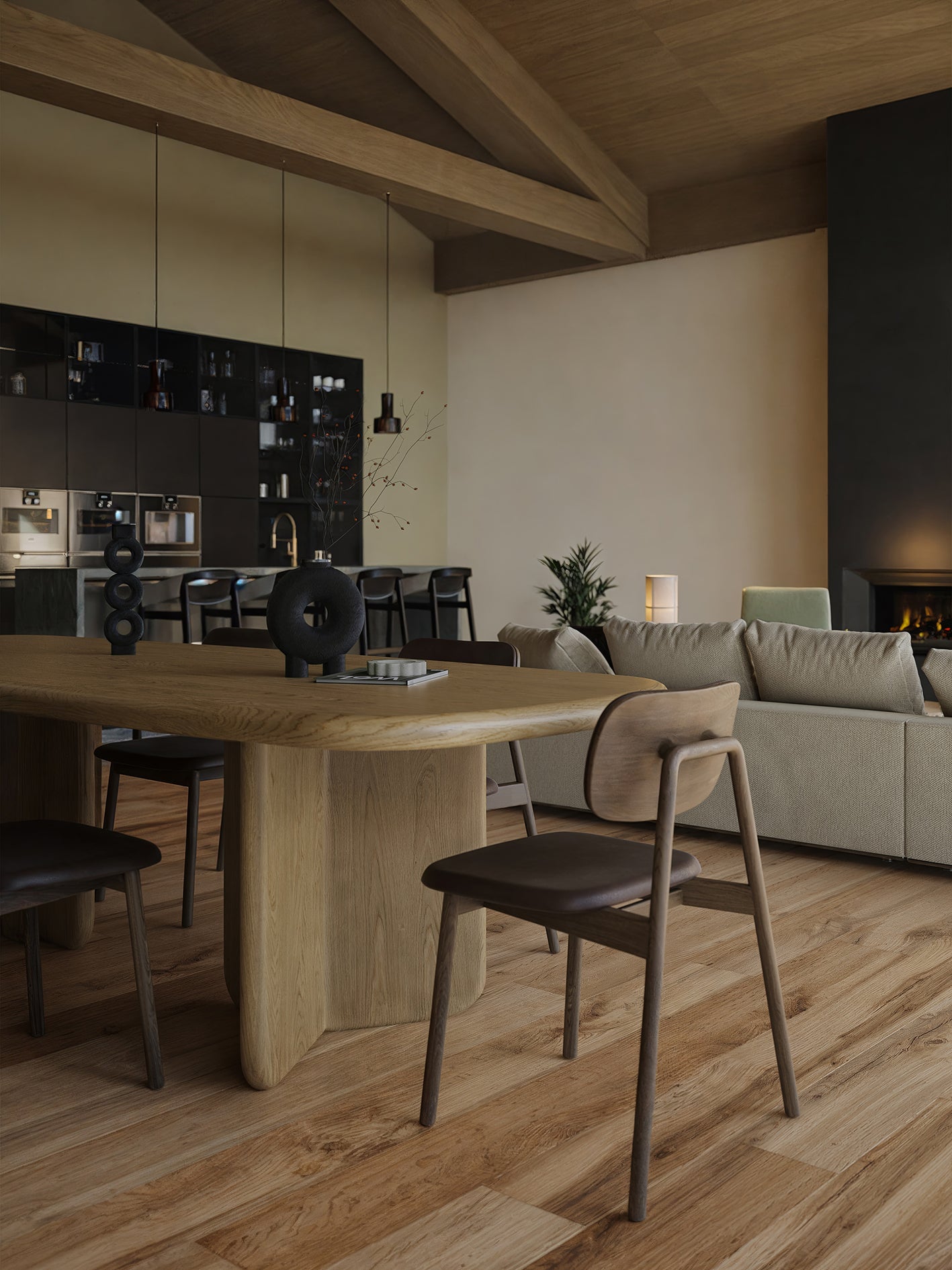 OKAL Table Natural Oak - Display Model