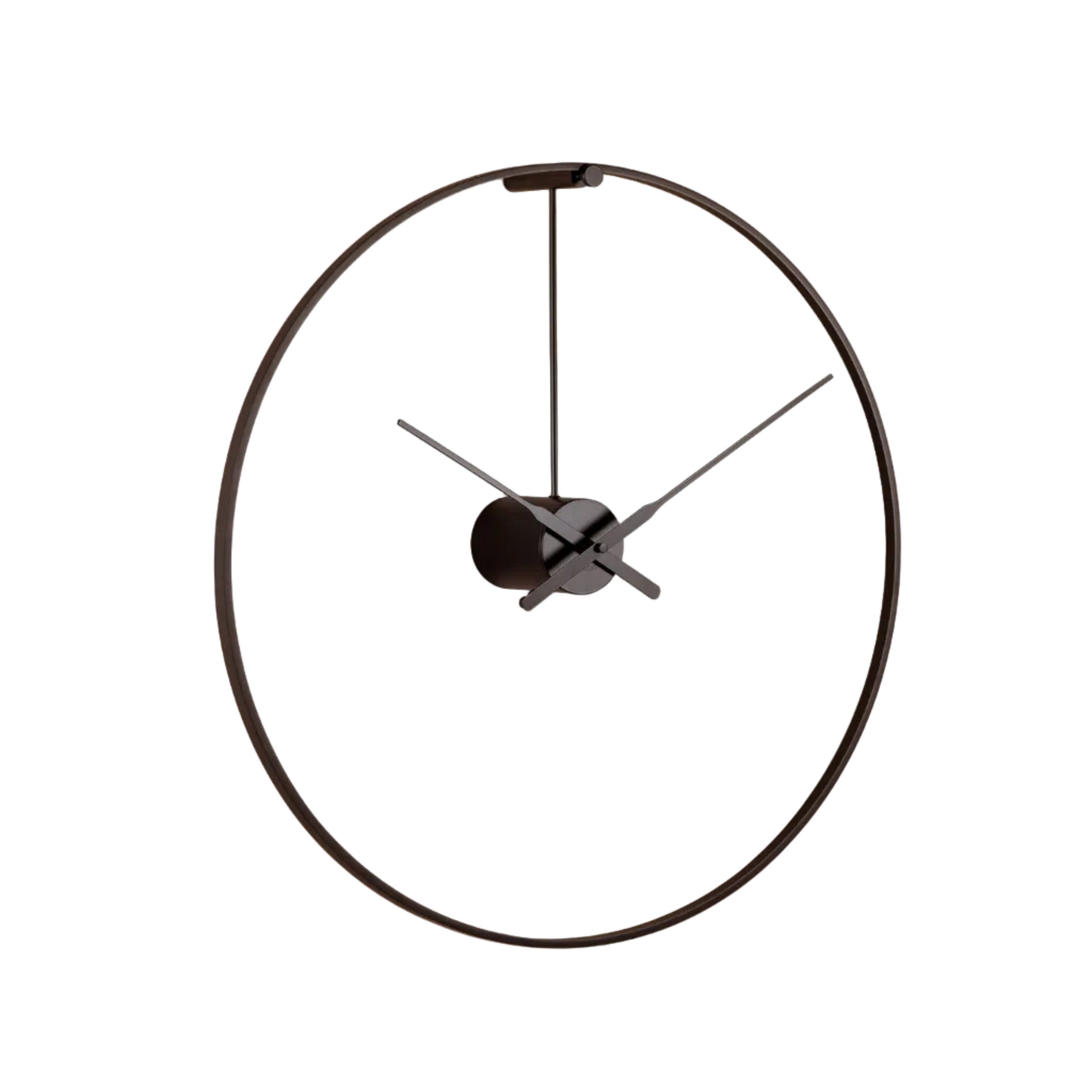 Illuminated Wall Clock OMBRA Black