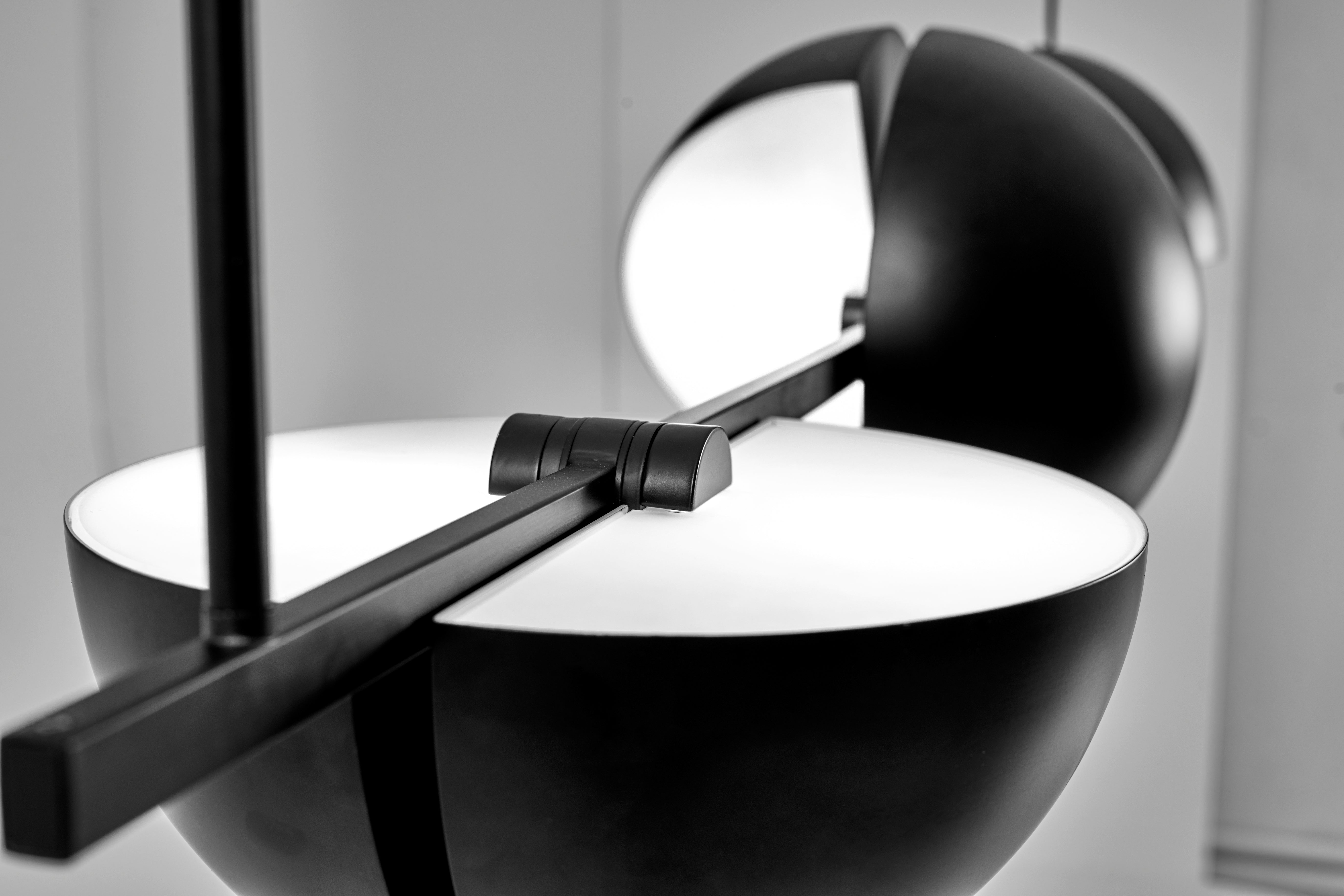 Pendelleuchte TRAPEZE TRIPLETTE schwarz