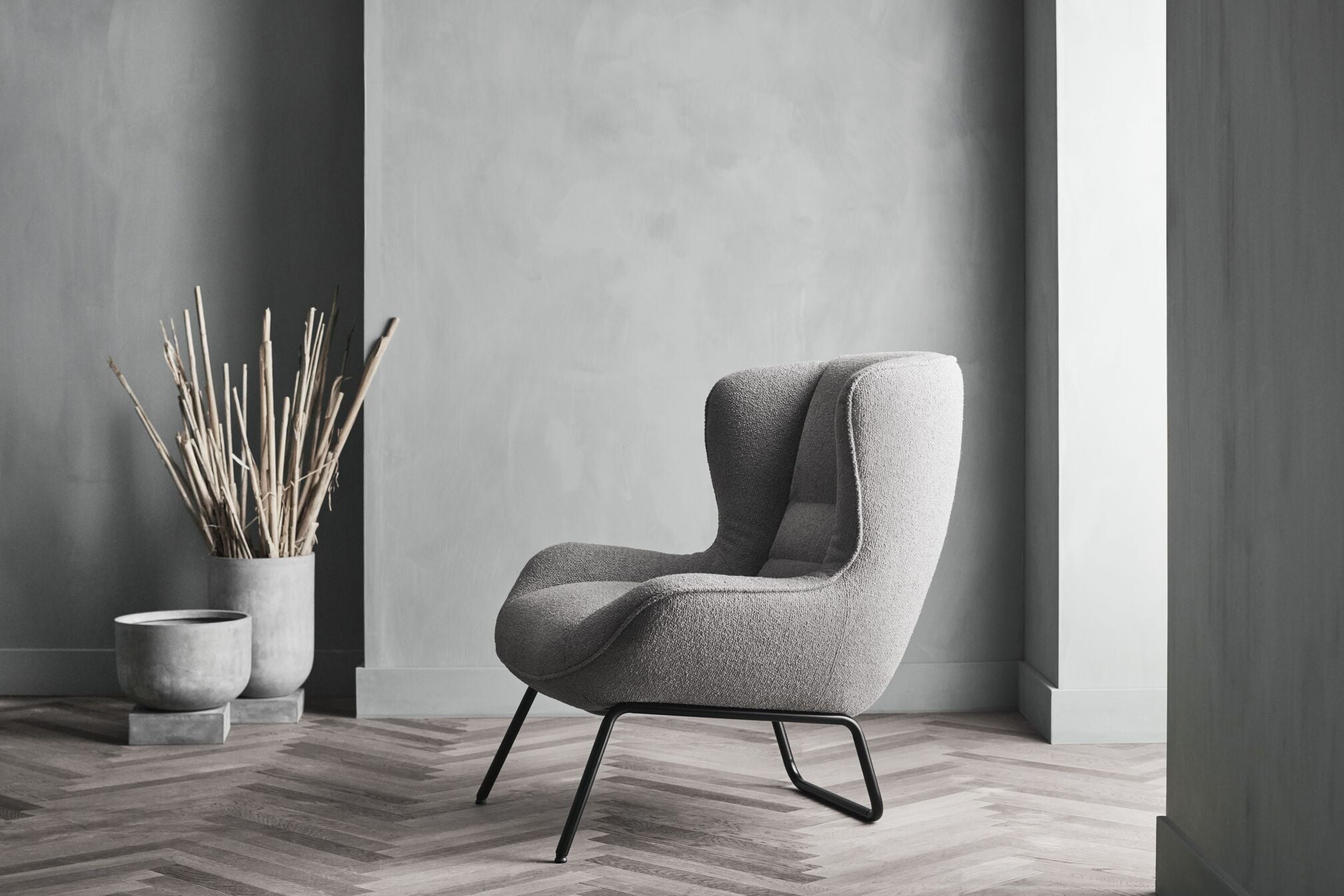 Donica PODIUM grijs beton