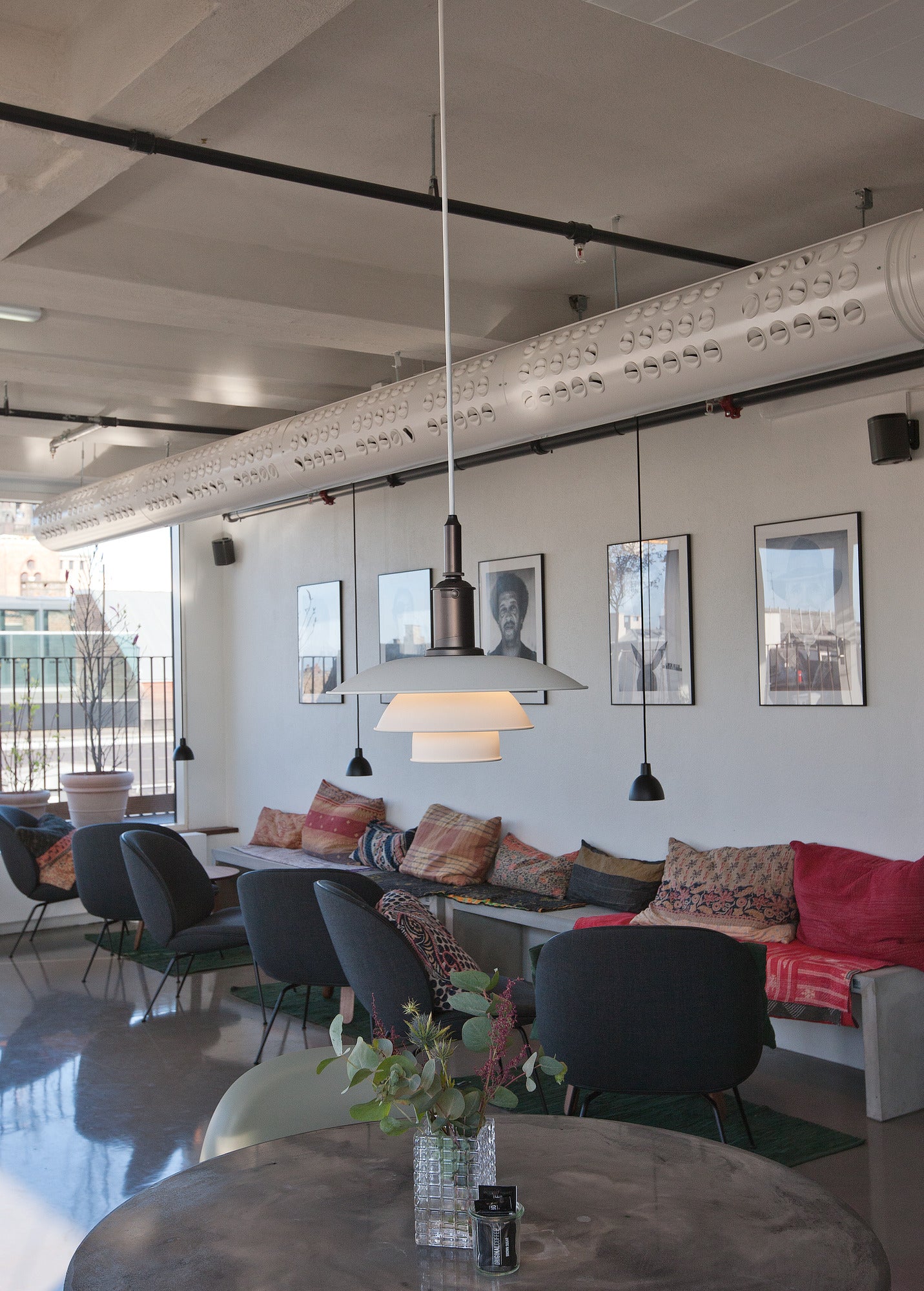 Pendelleuchte PH 3½-3 METALL weiß