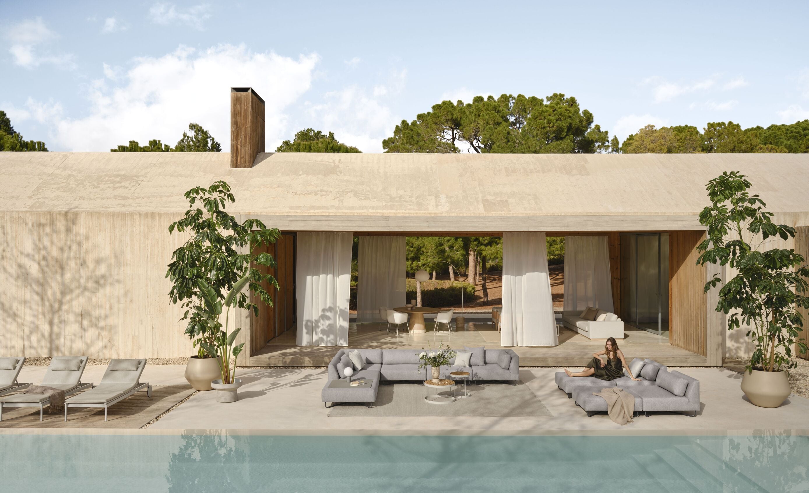 EASE gestoffeerd ligkussen