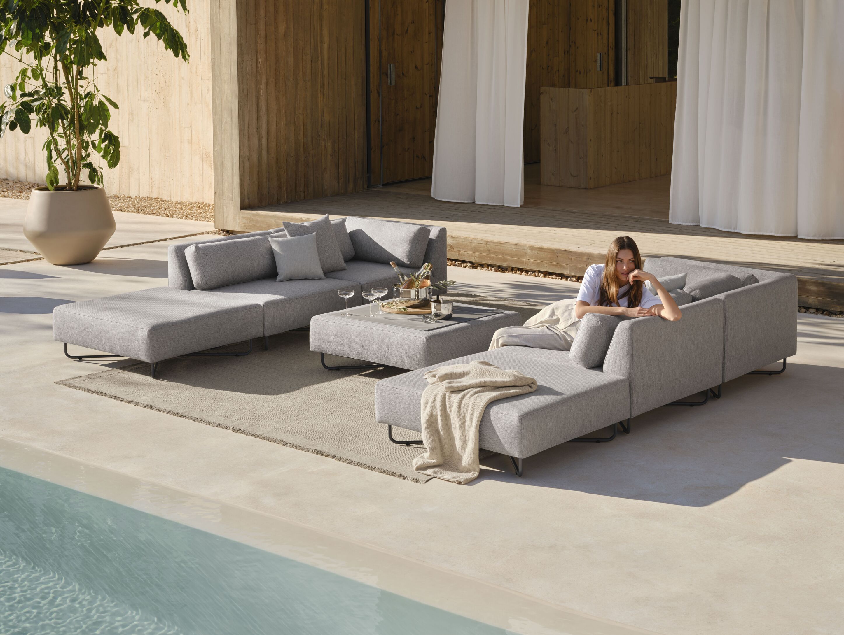 Rugs Sandkäse im Freien