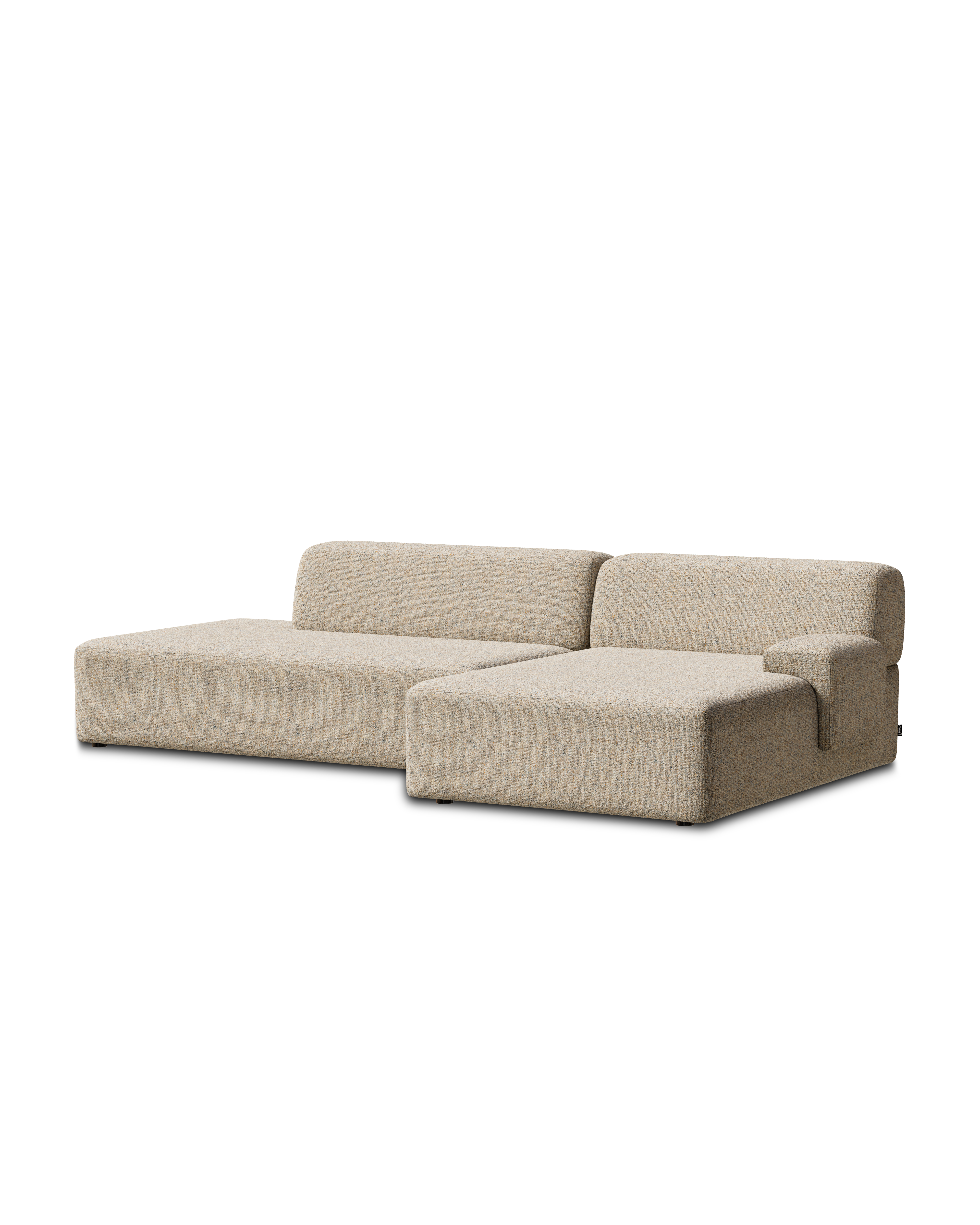 Open right-sided modular corner sofa UMI beige