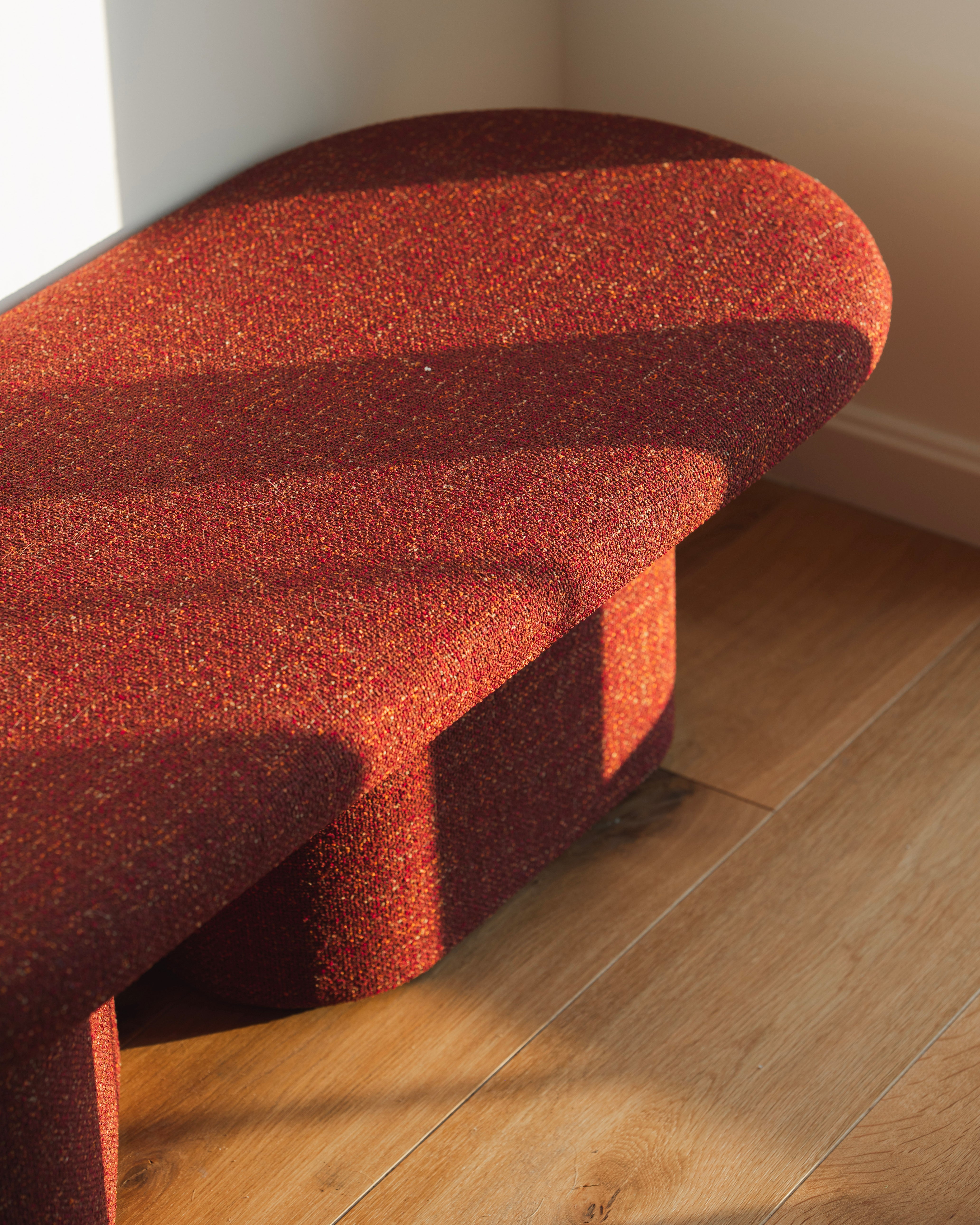 OVO bench chestnut red