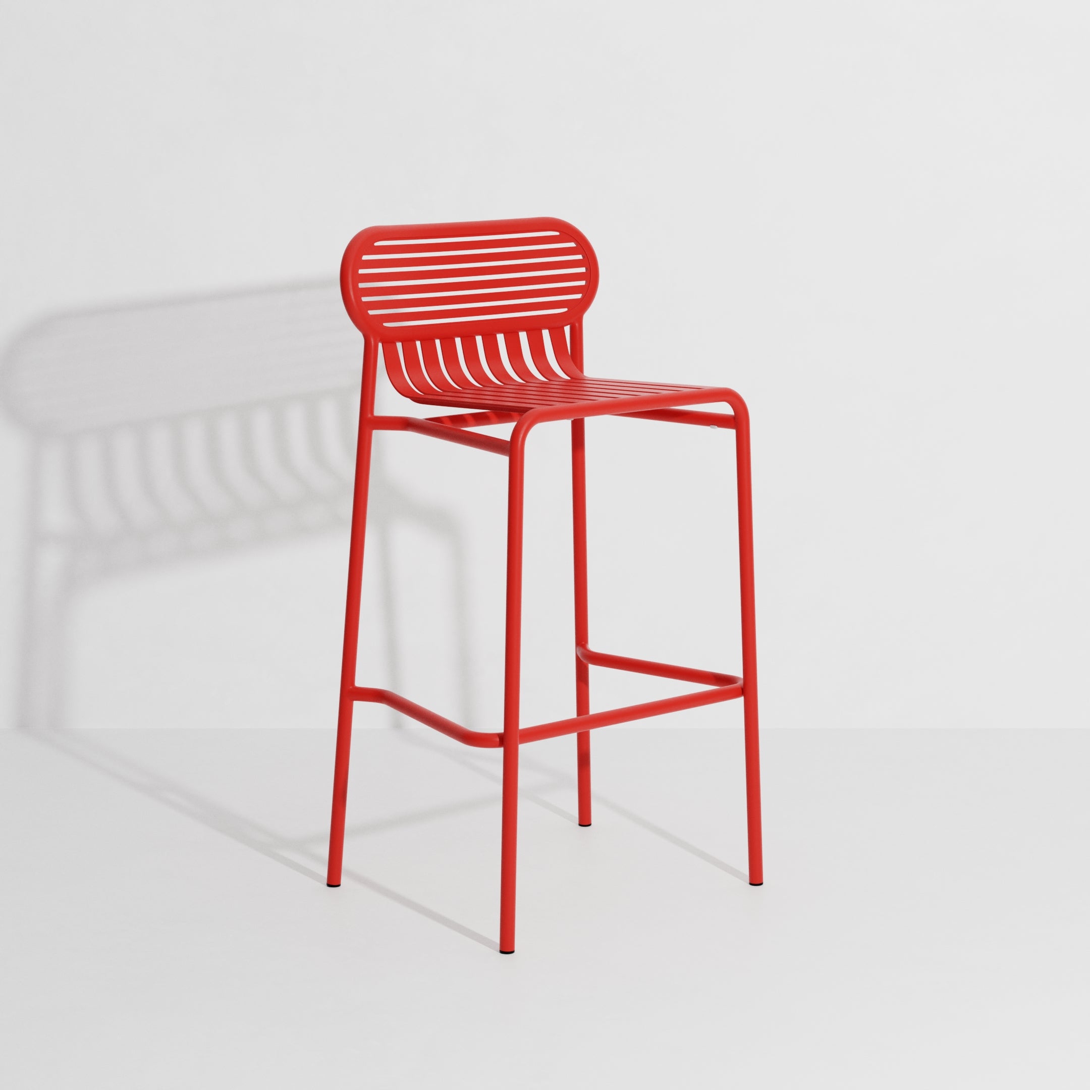 Tuin hocker WEEK-END rood