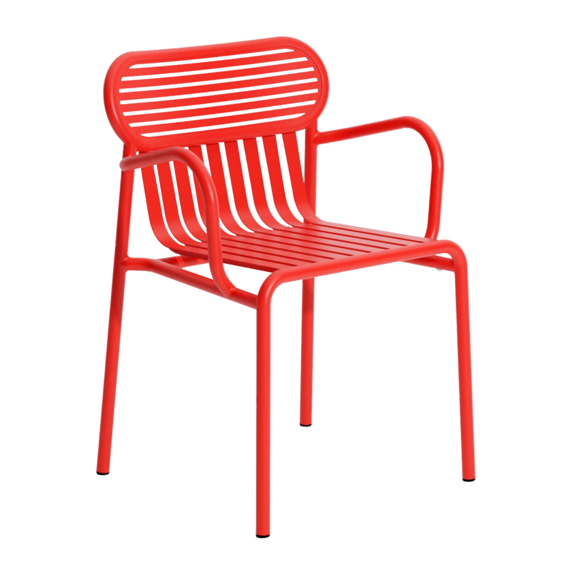 Tuinstoel met armleuningen WEEK-END rood