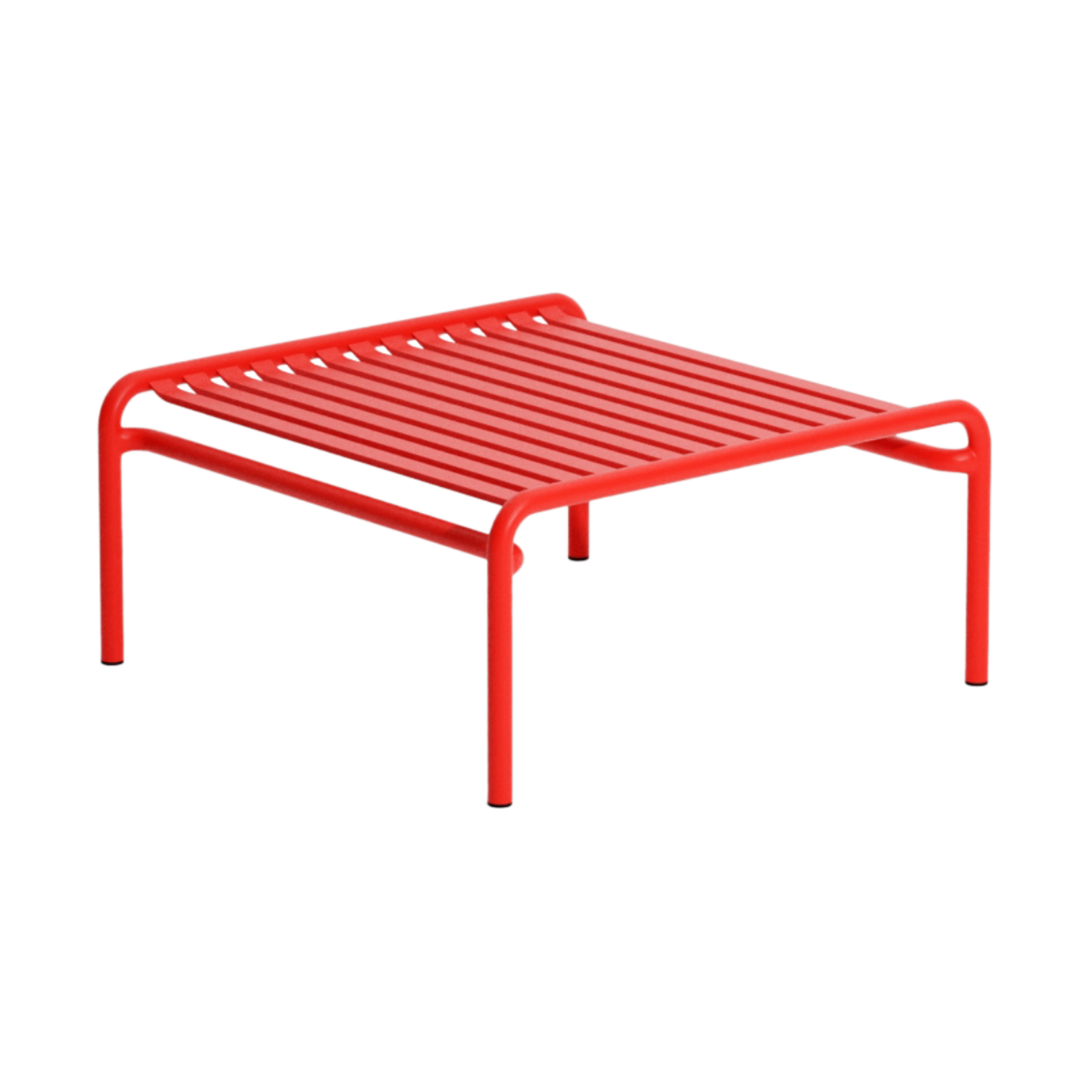 Vierkante tuin salontafel WEEK-END rood