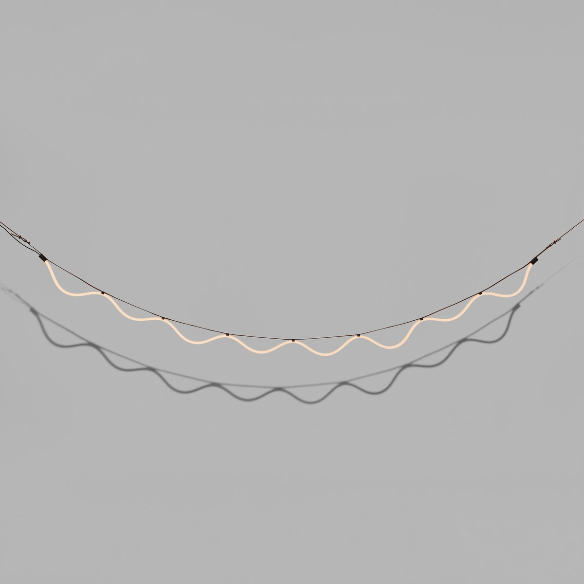 Hanglamp SPLINE bruin met oranje