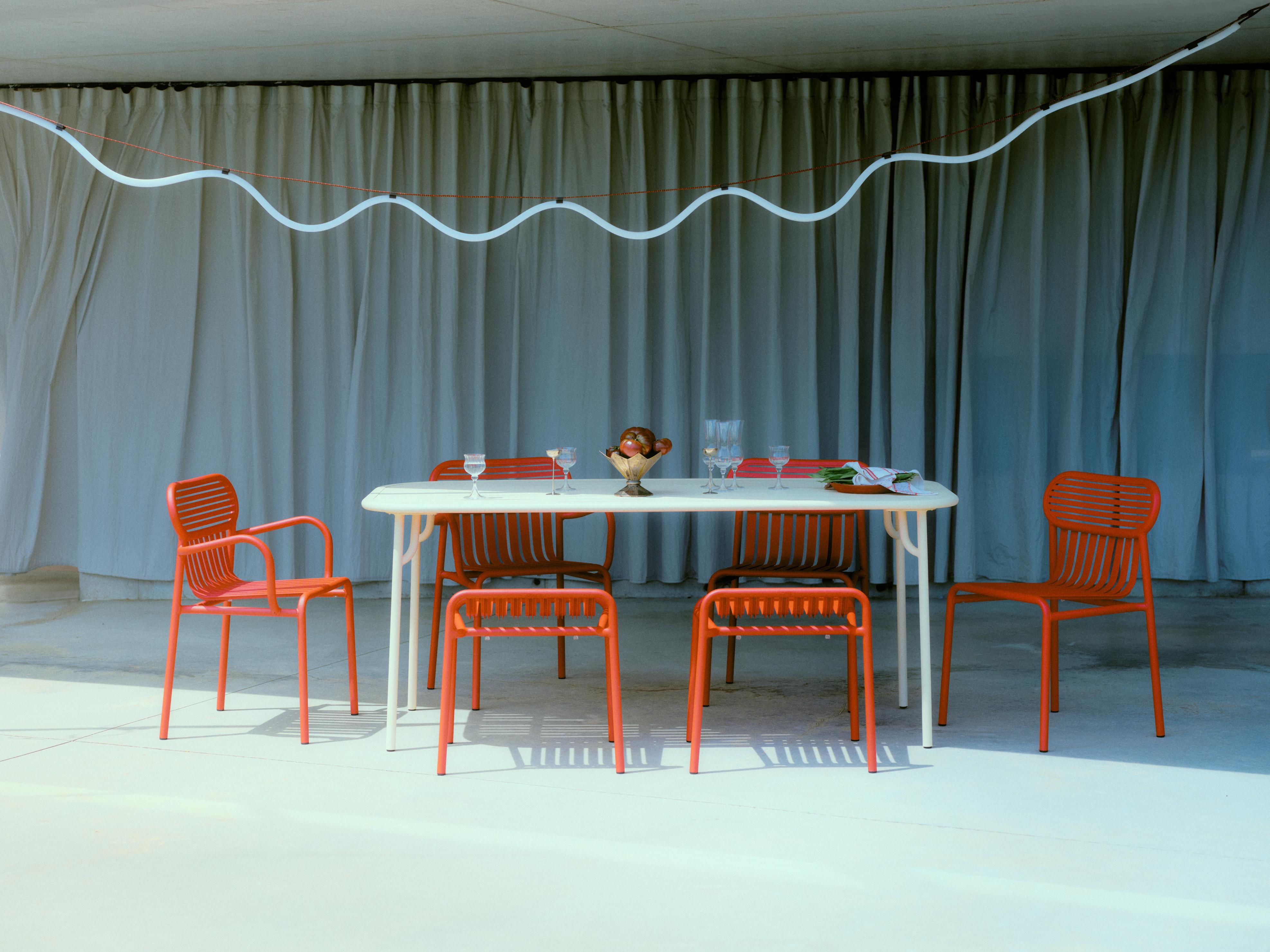 Tuin tafel WEEK-END wit