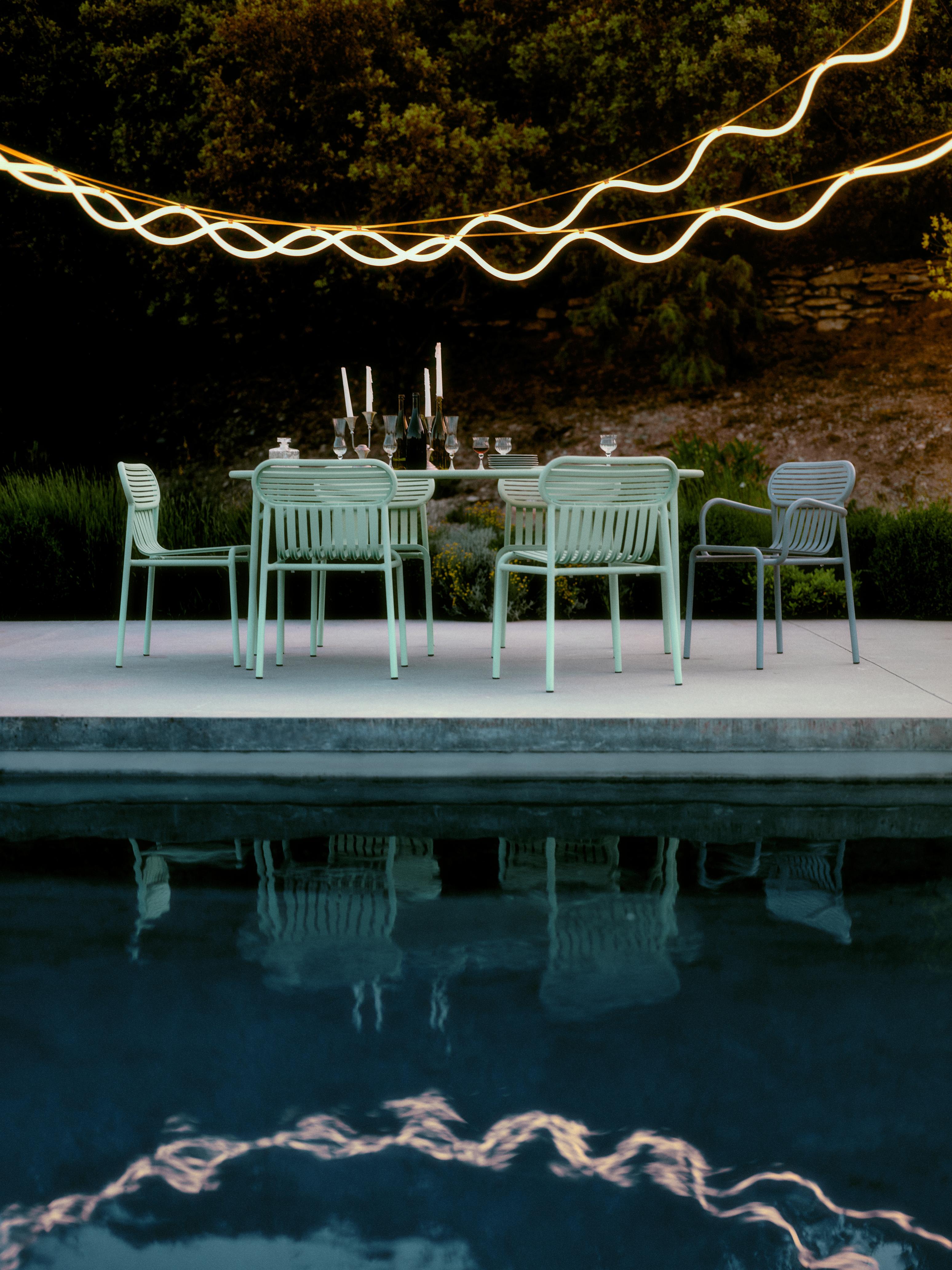 Tuin tafel WEEK-END wit