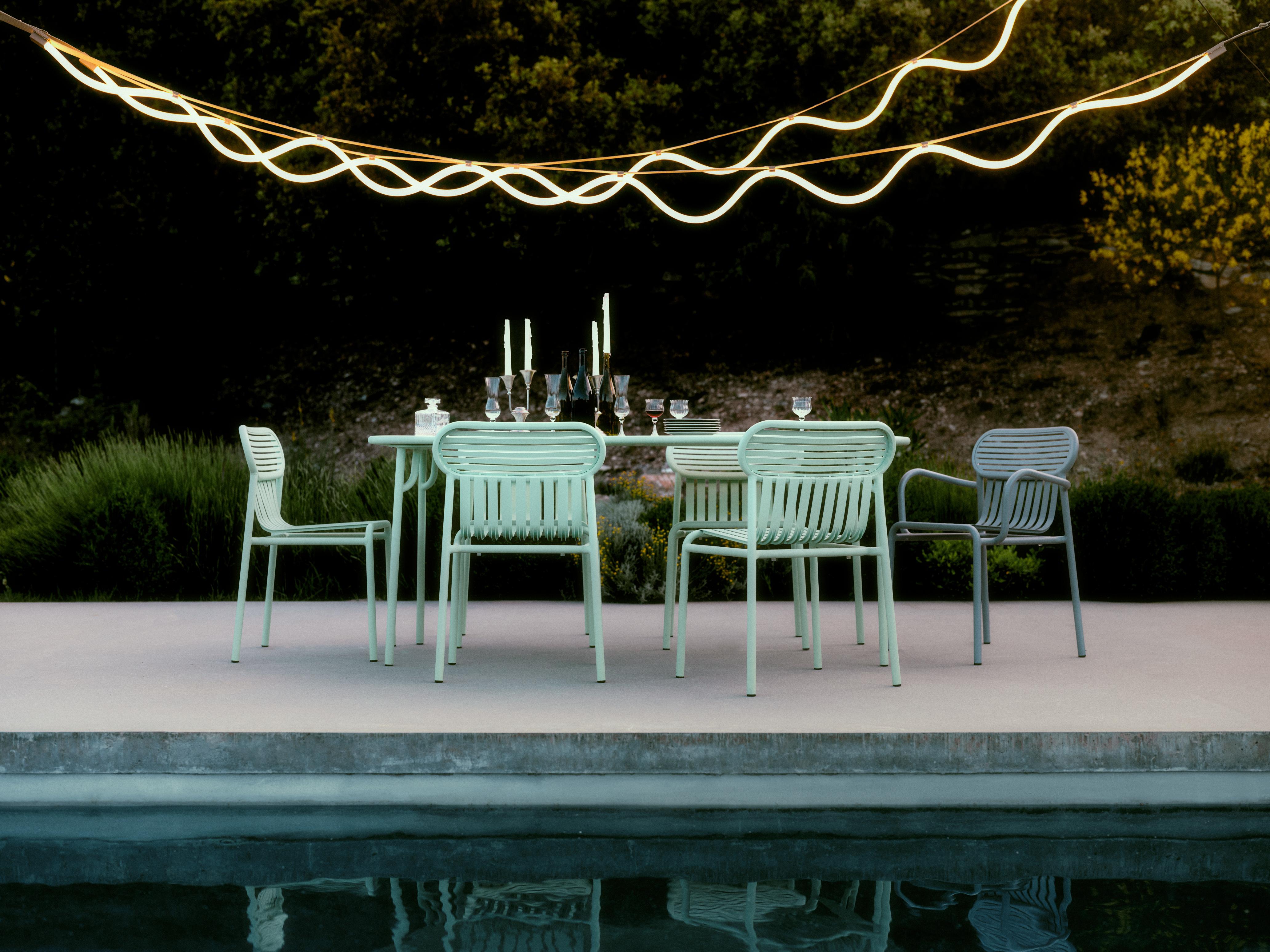 Tuin tafel WEEK-END wit
