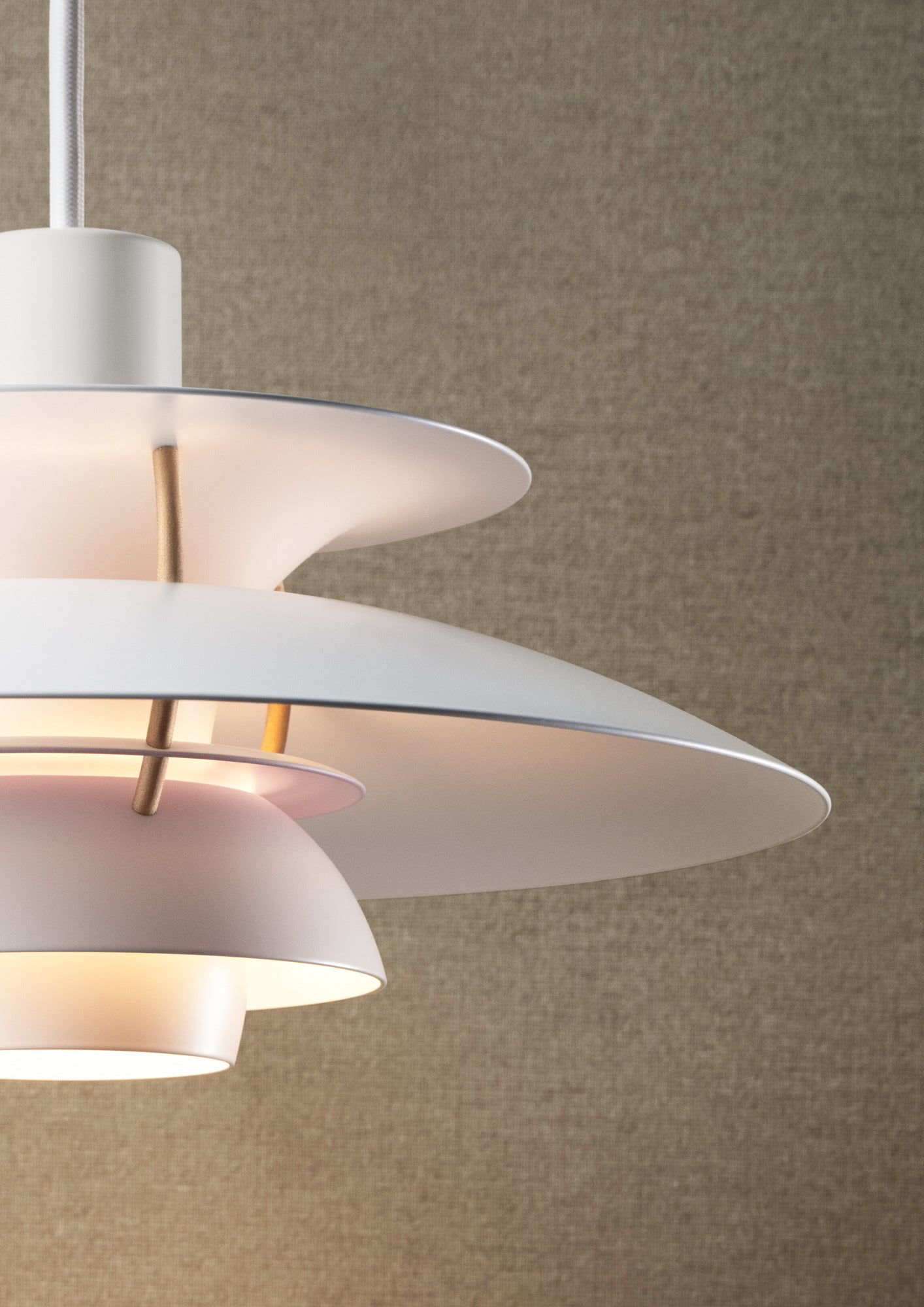PH 5 modern white pendant lamp