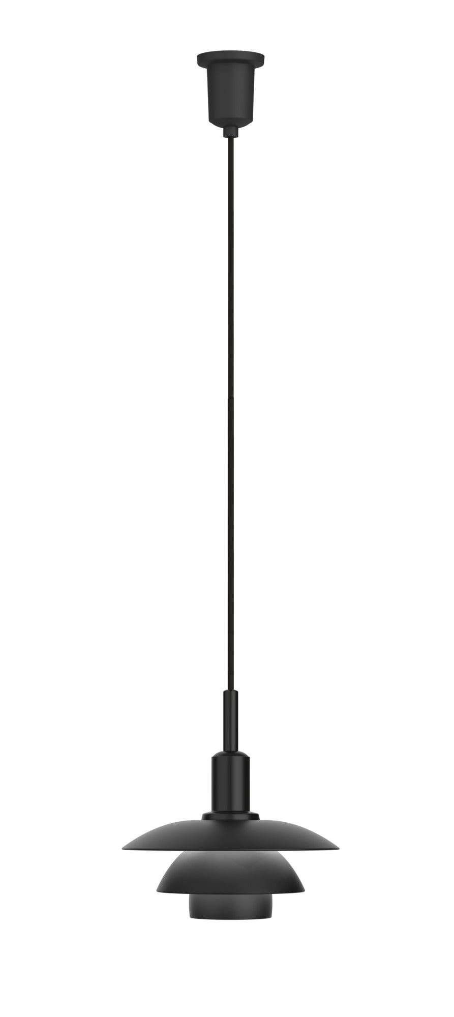 Hanglamp PH 3/3 matzwart