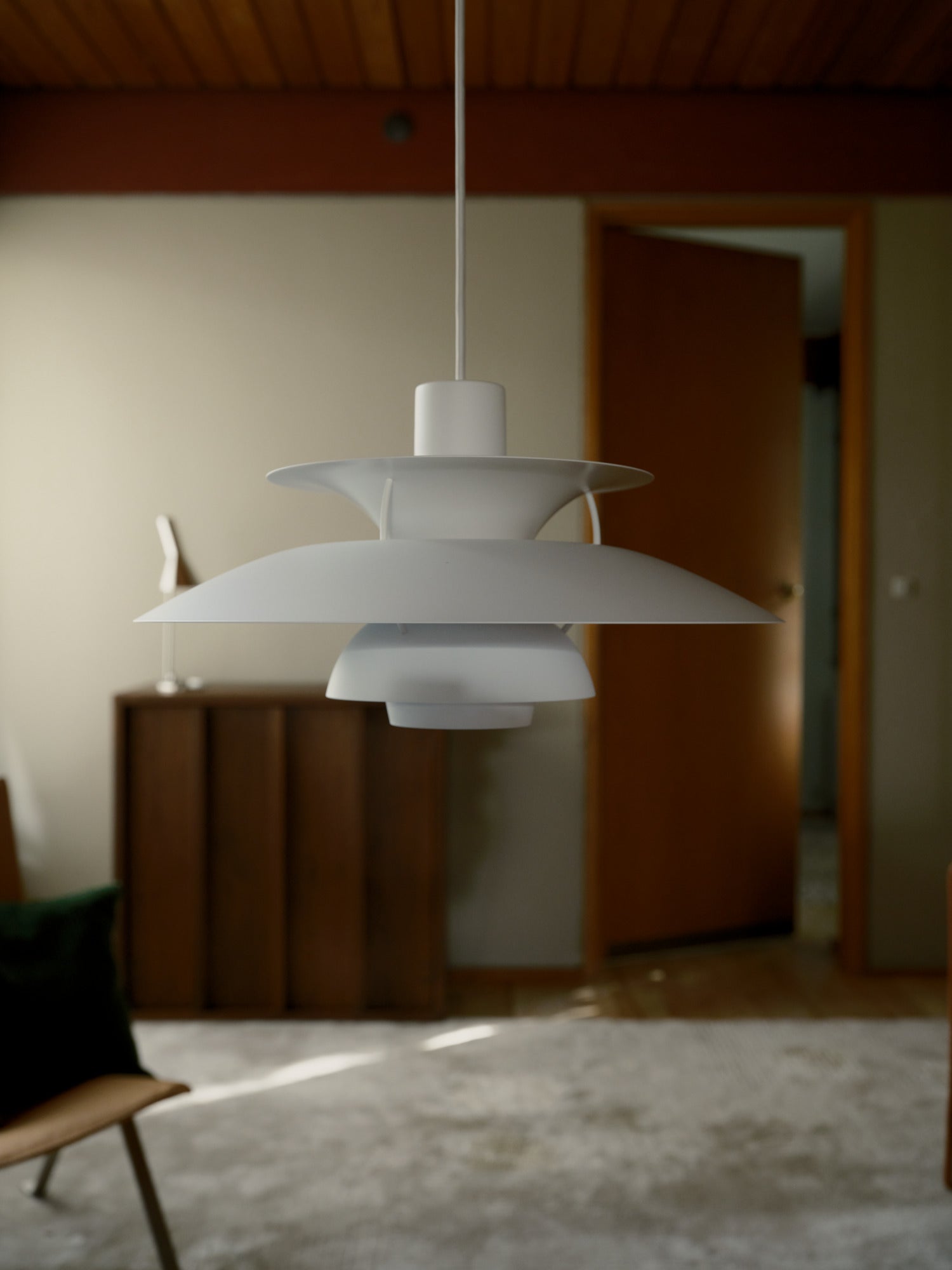 PH 5 Pendant Lamp Monochromatic White