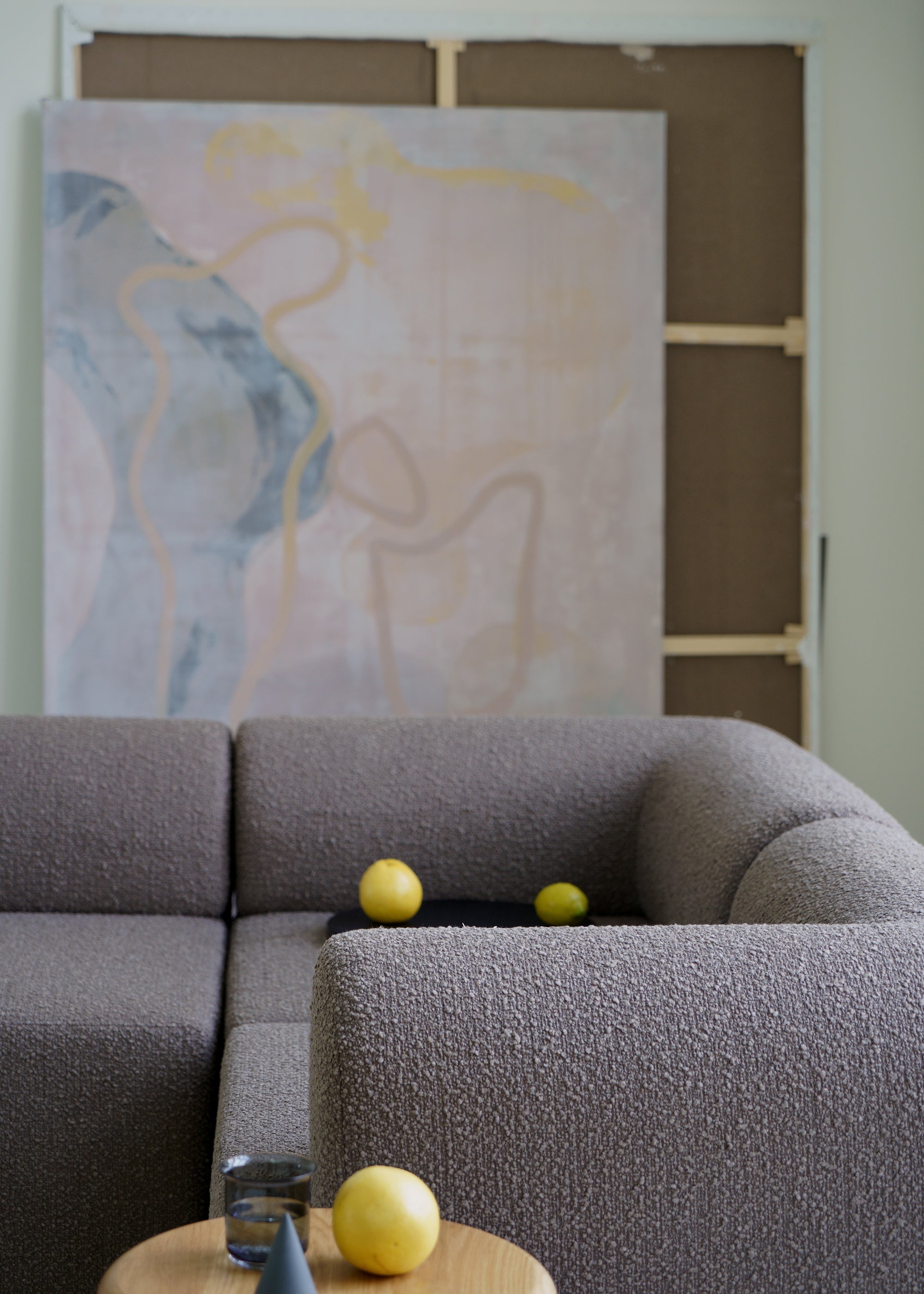 TORI Modular Sofa - Green Corner Module