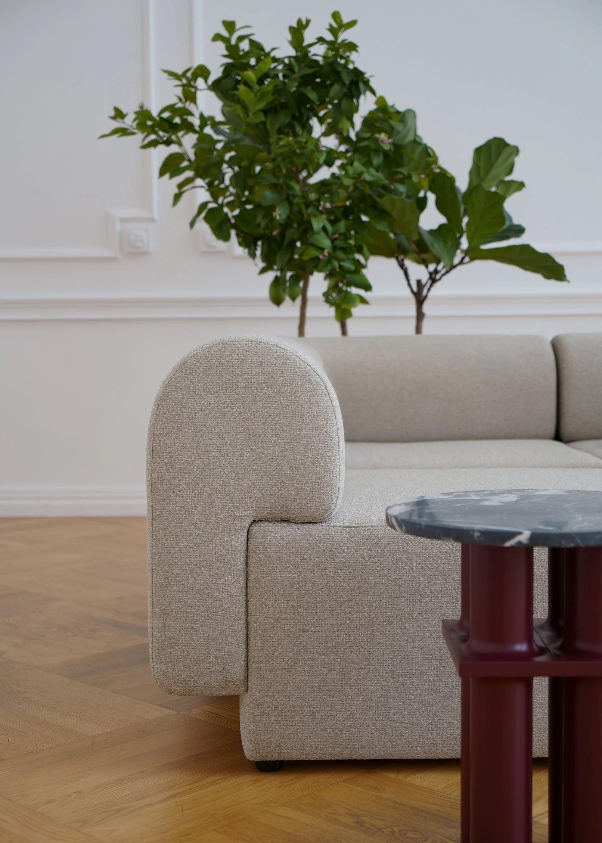 Sofa 3-Sitzer TORI taupe