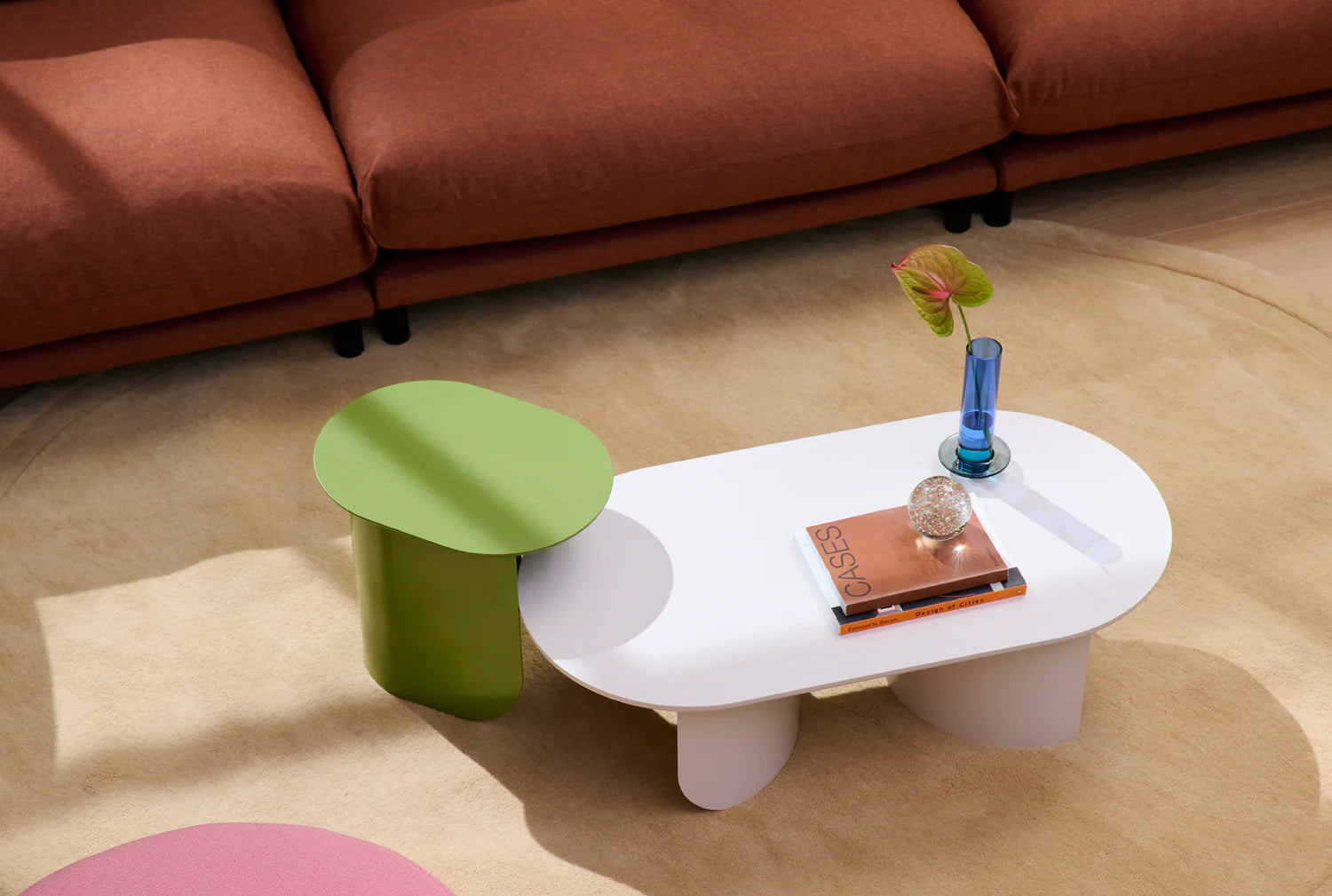 PLATEAU Yellow Side Table