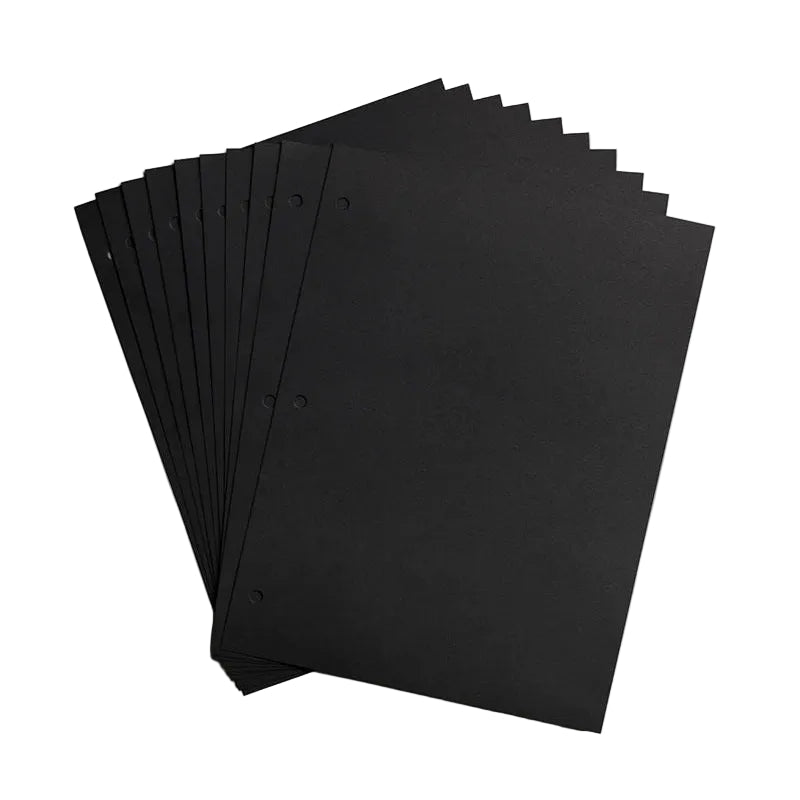 Supplementary pages for PHOTO ALBUM BLACK photo paper
