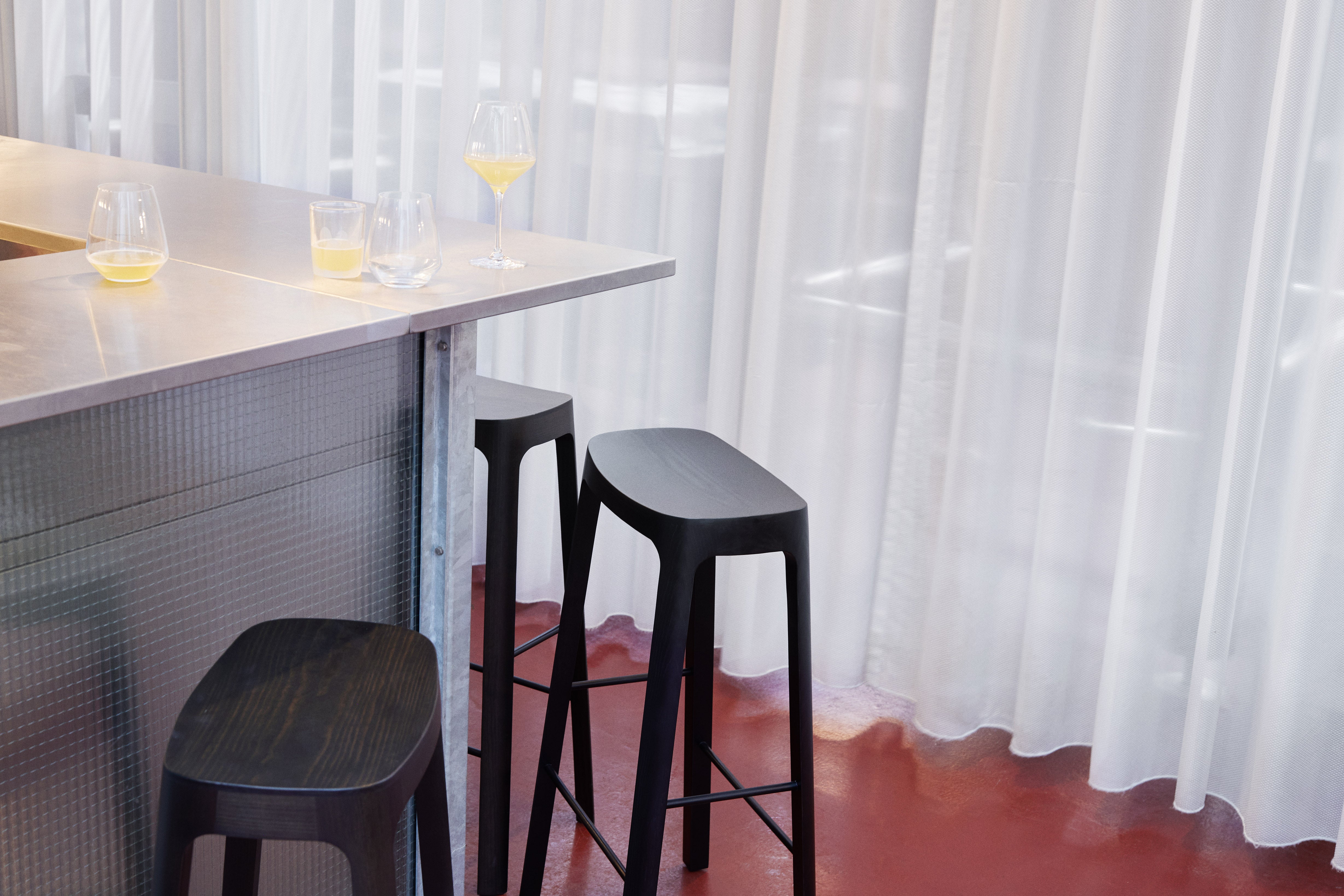 Hocker CROFTON zwart