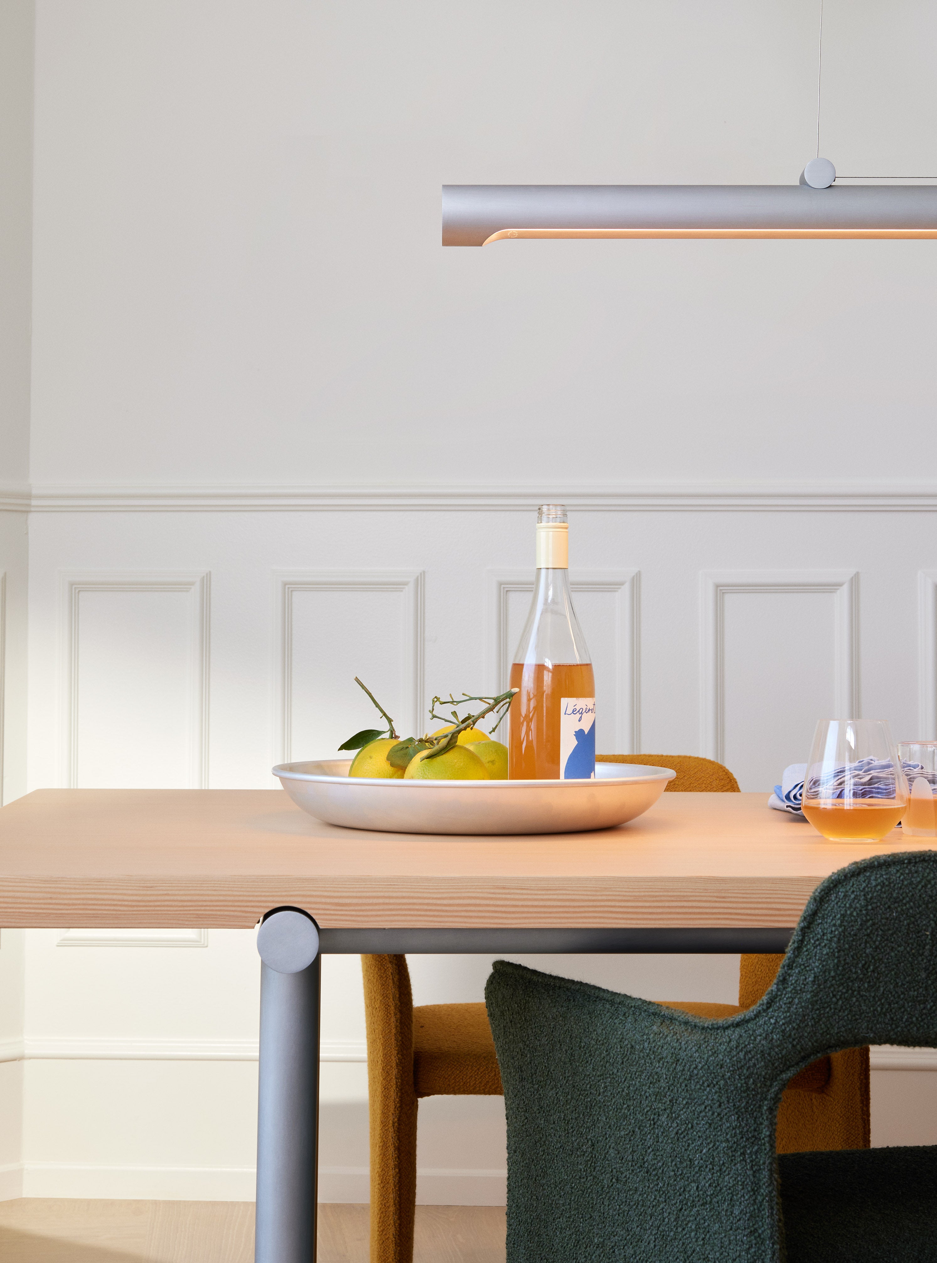 TUBBY TUBE Gray Pendant Lamp