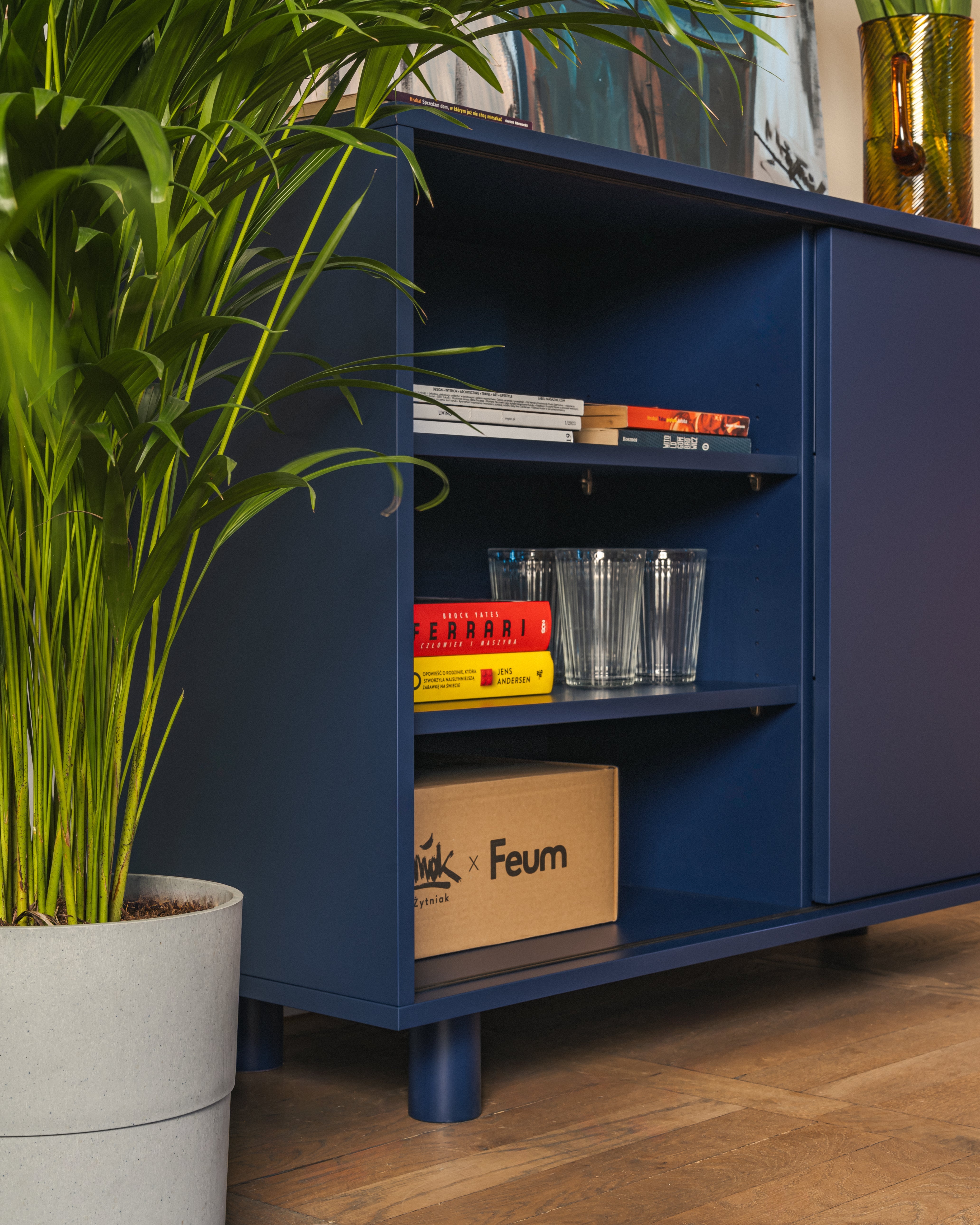 Kast PAC kobaltblauw