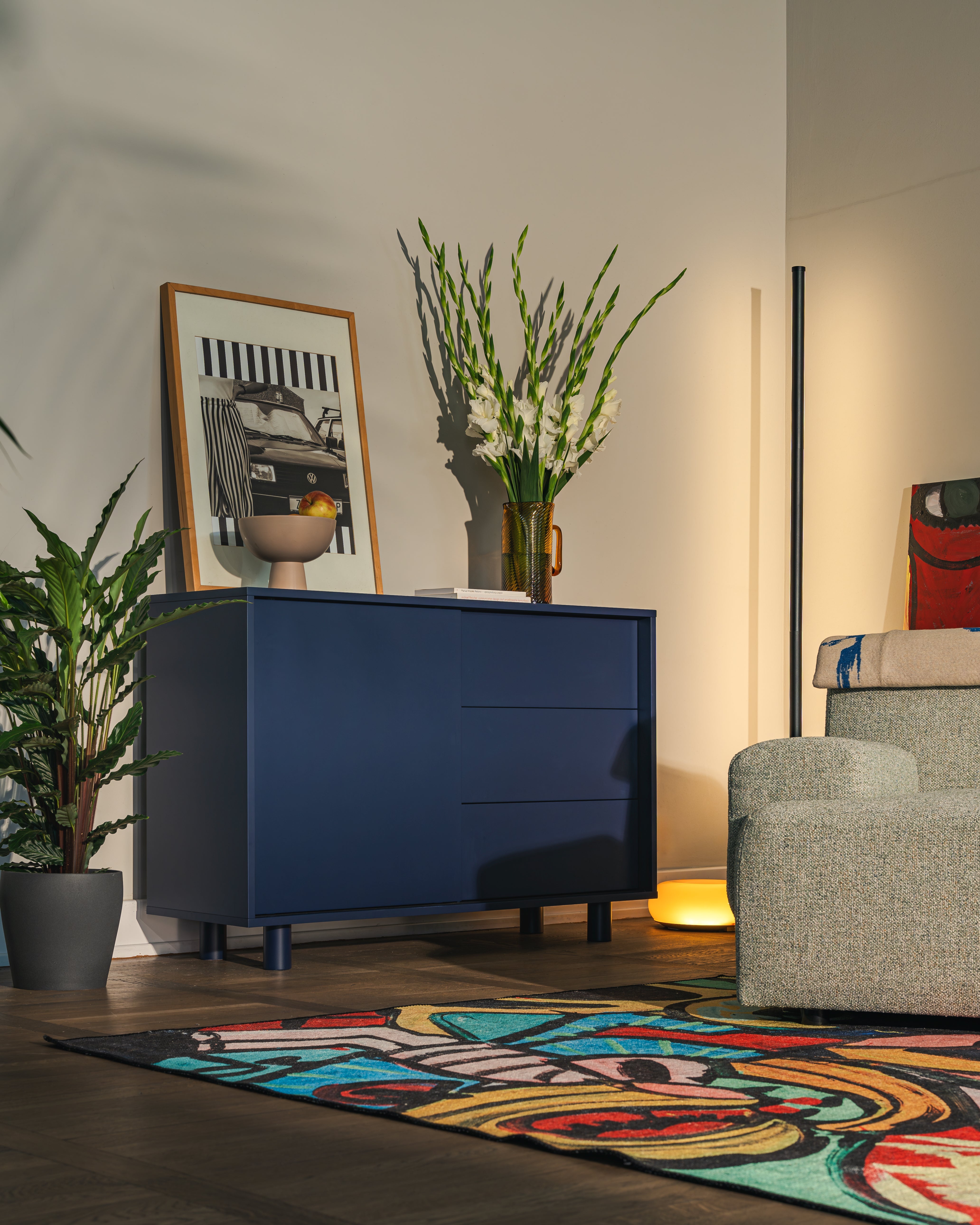 Kast PAC kobaltblauw