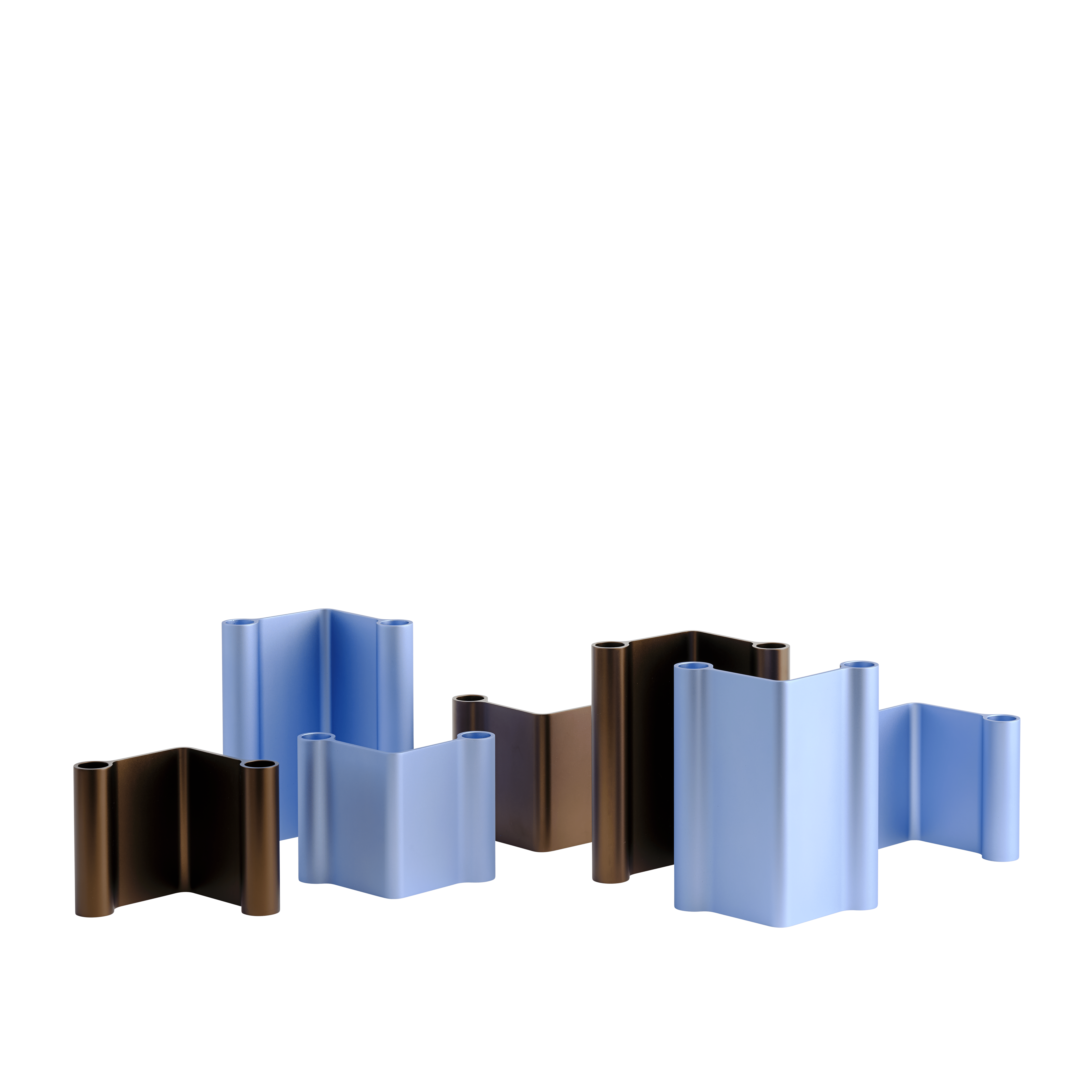 Kerzenhalter PAIR himmelblau
