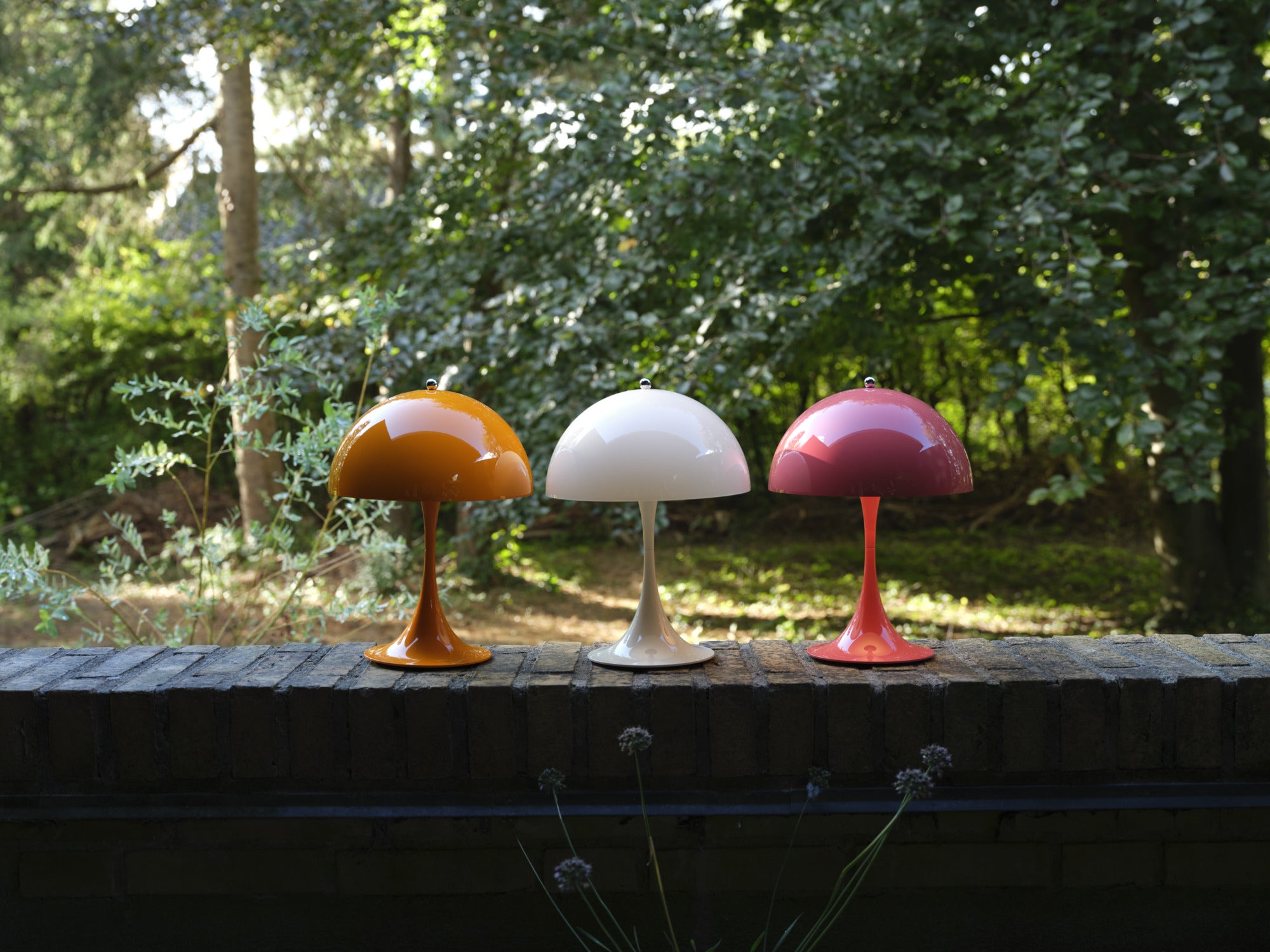 Portable Lamp PANTHELLA 250 Beige Opal