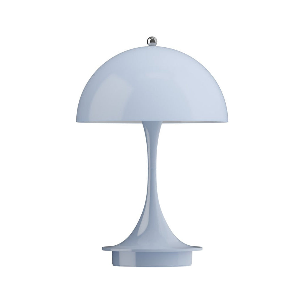 Draagbare lamp PANTHELLA 160 blauw opaal