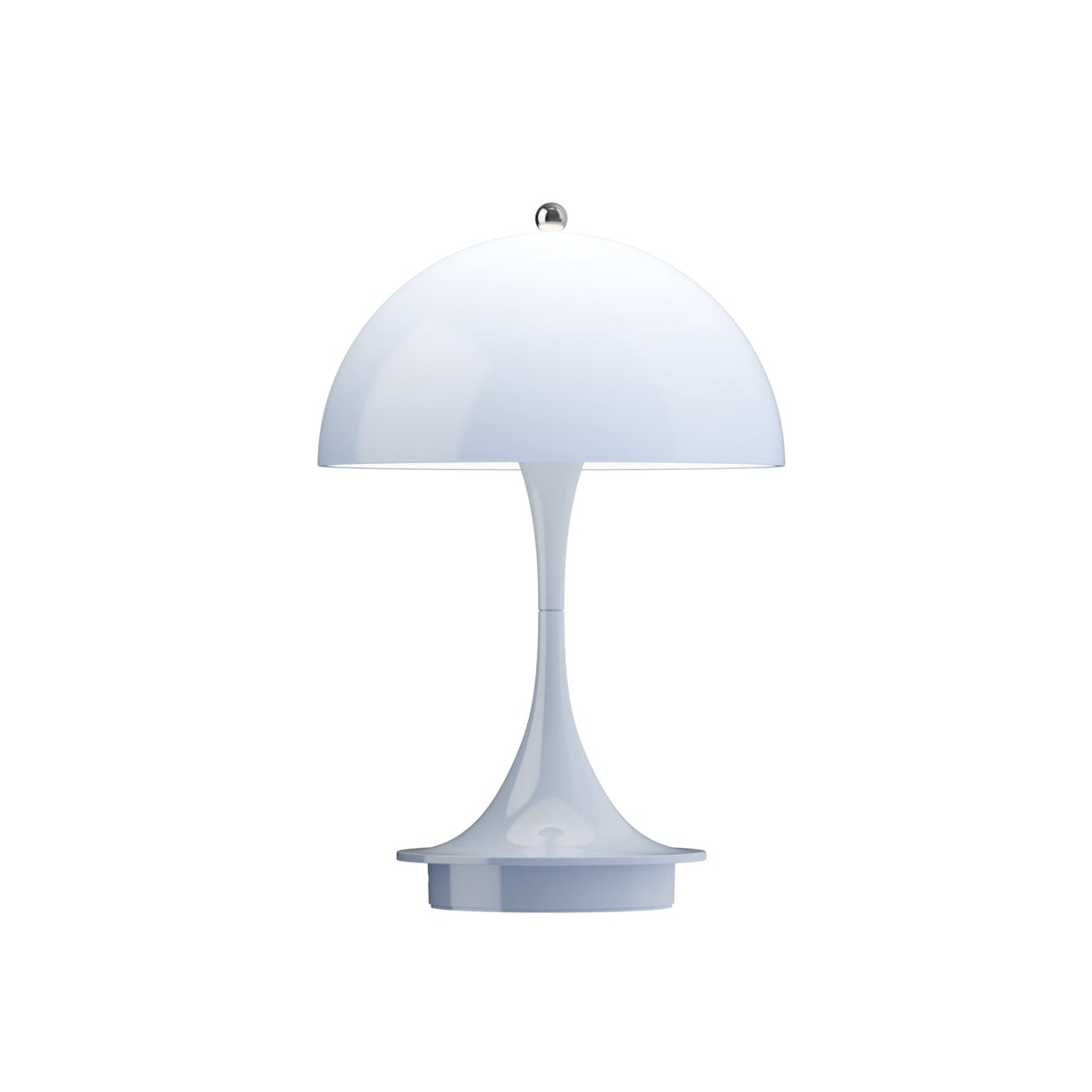 Draagbare lamp PANTHELLA 160 blauw opaal