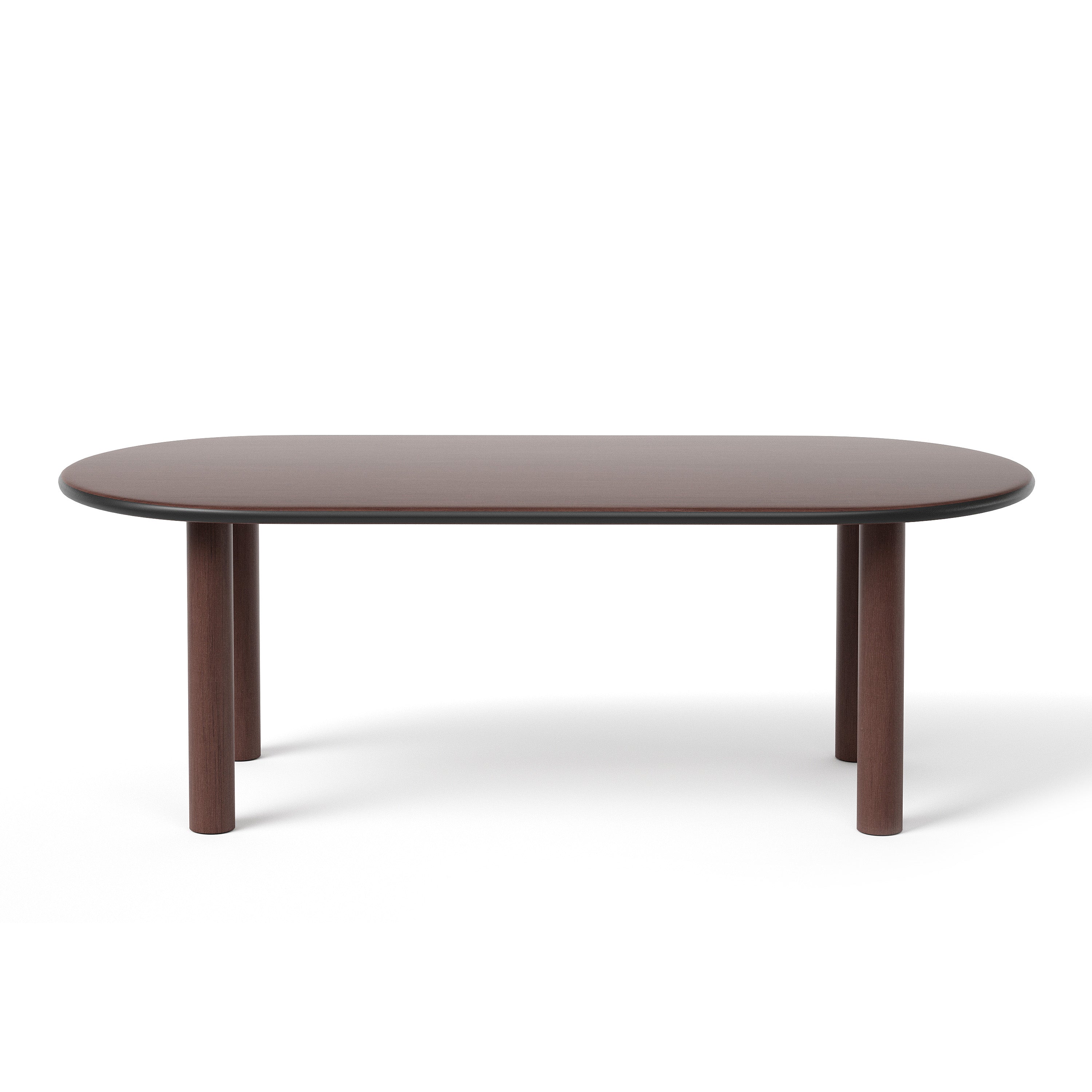 Oval Table PAUL Brown Ash Wood