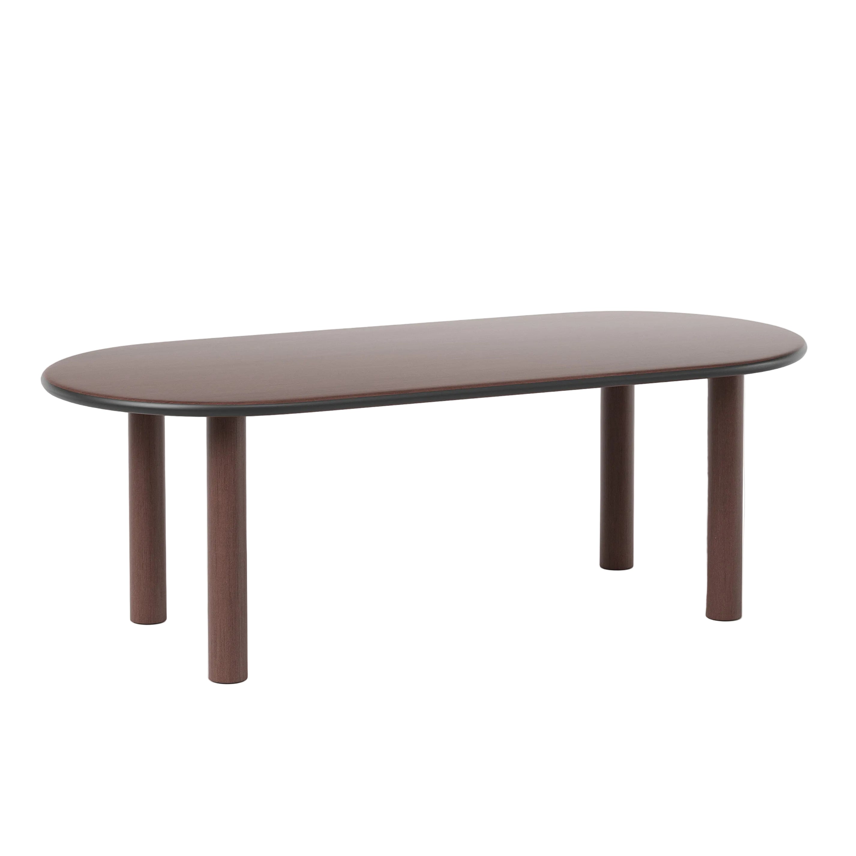 Oval Table PAUL Brown Ash Wood