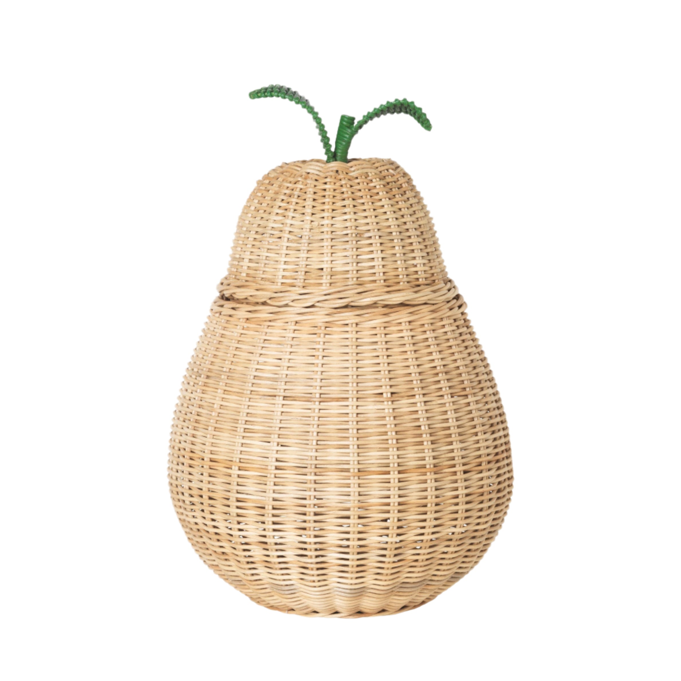 PEAR rattan basket