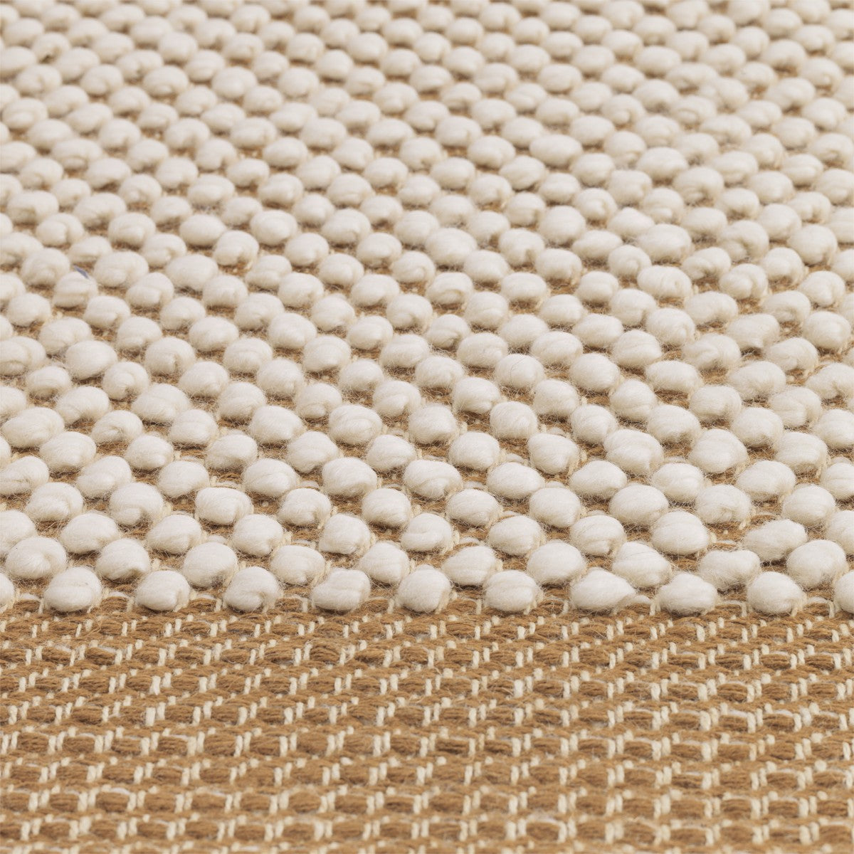 Teppich PEBBLE orange mit beige