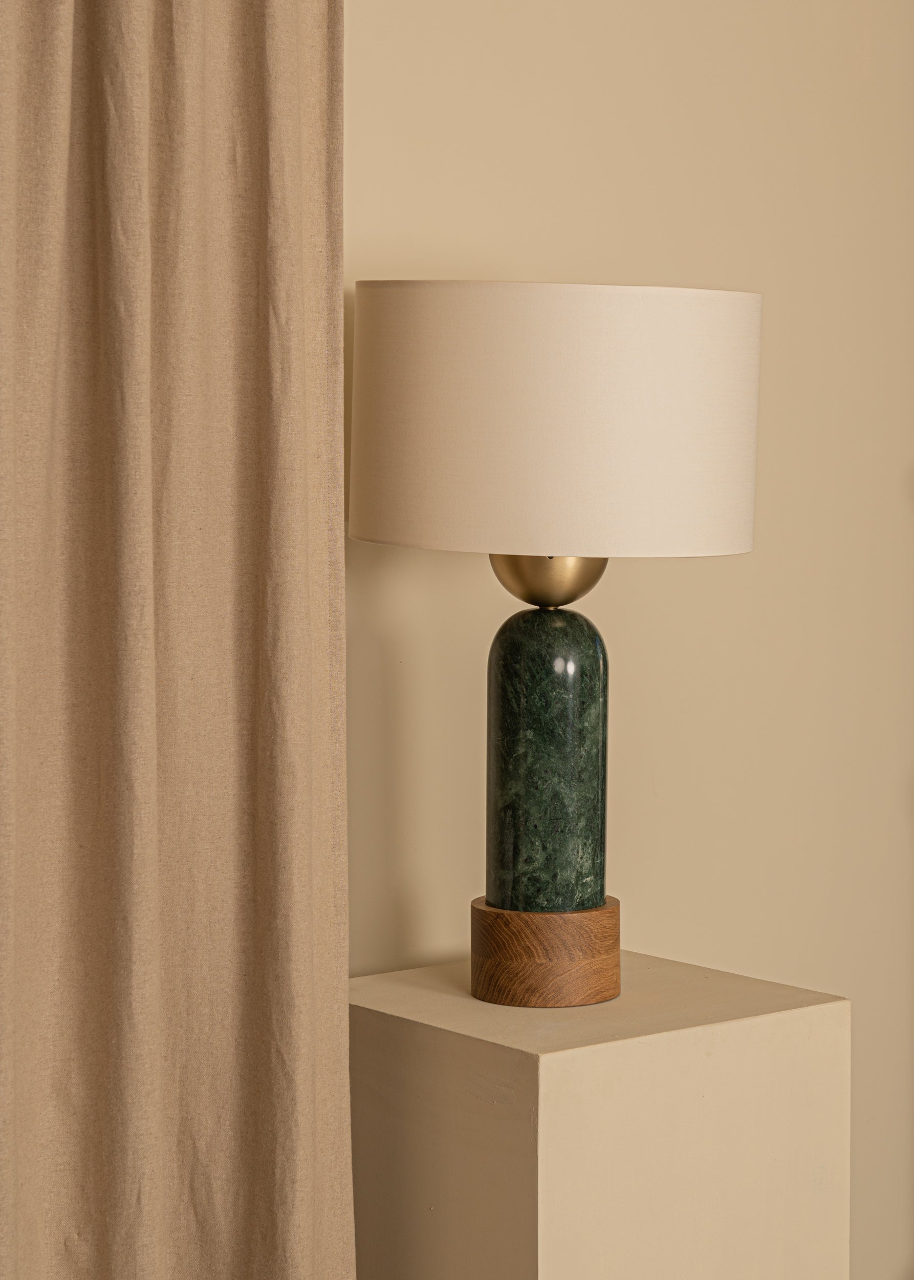 PEONA KELO Table Lamp Green Marble