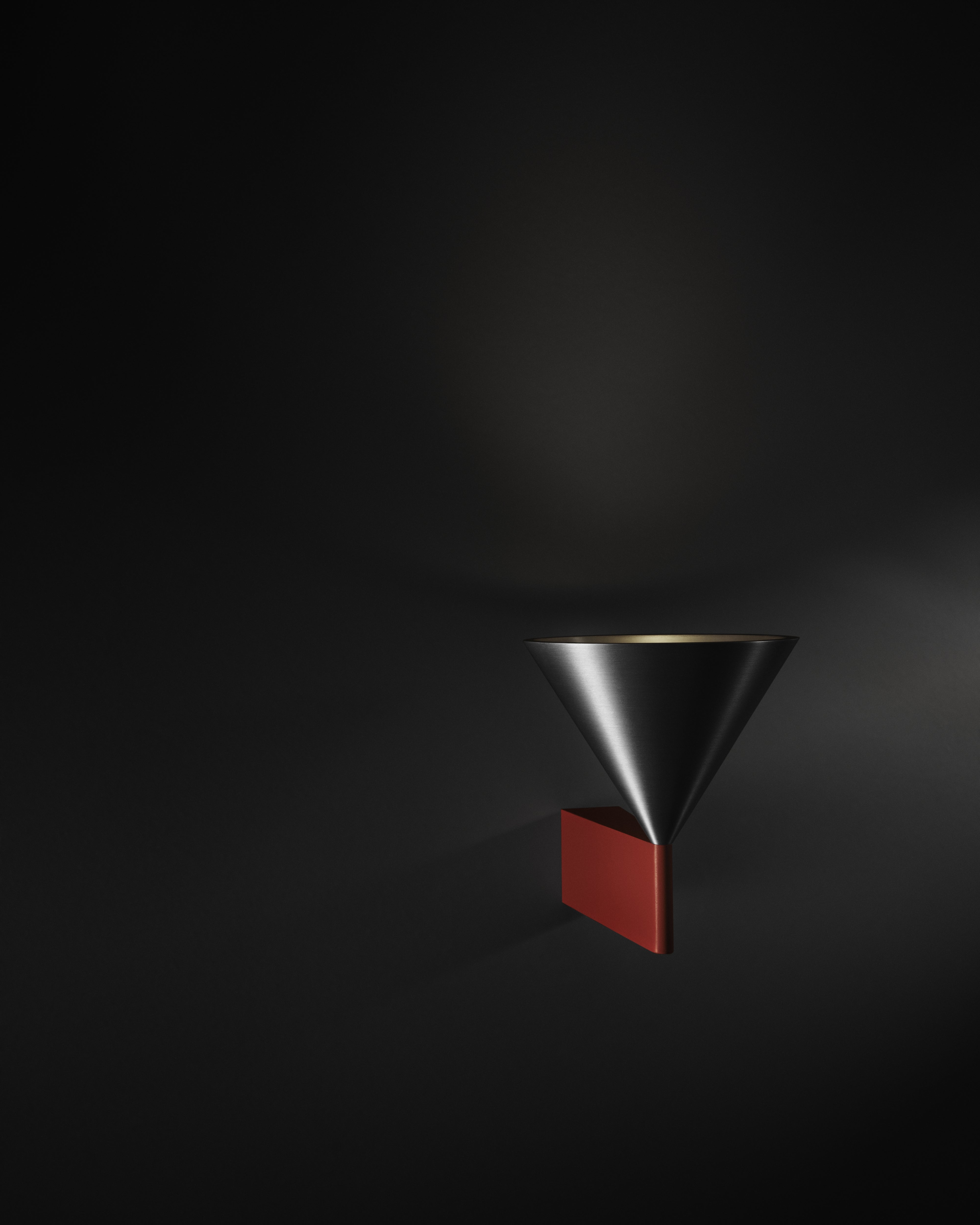 Wandleuchte APOLLO rot-orange