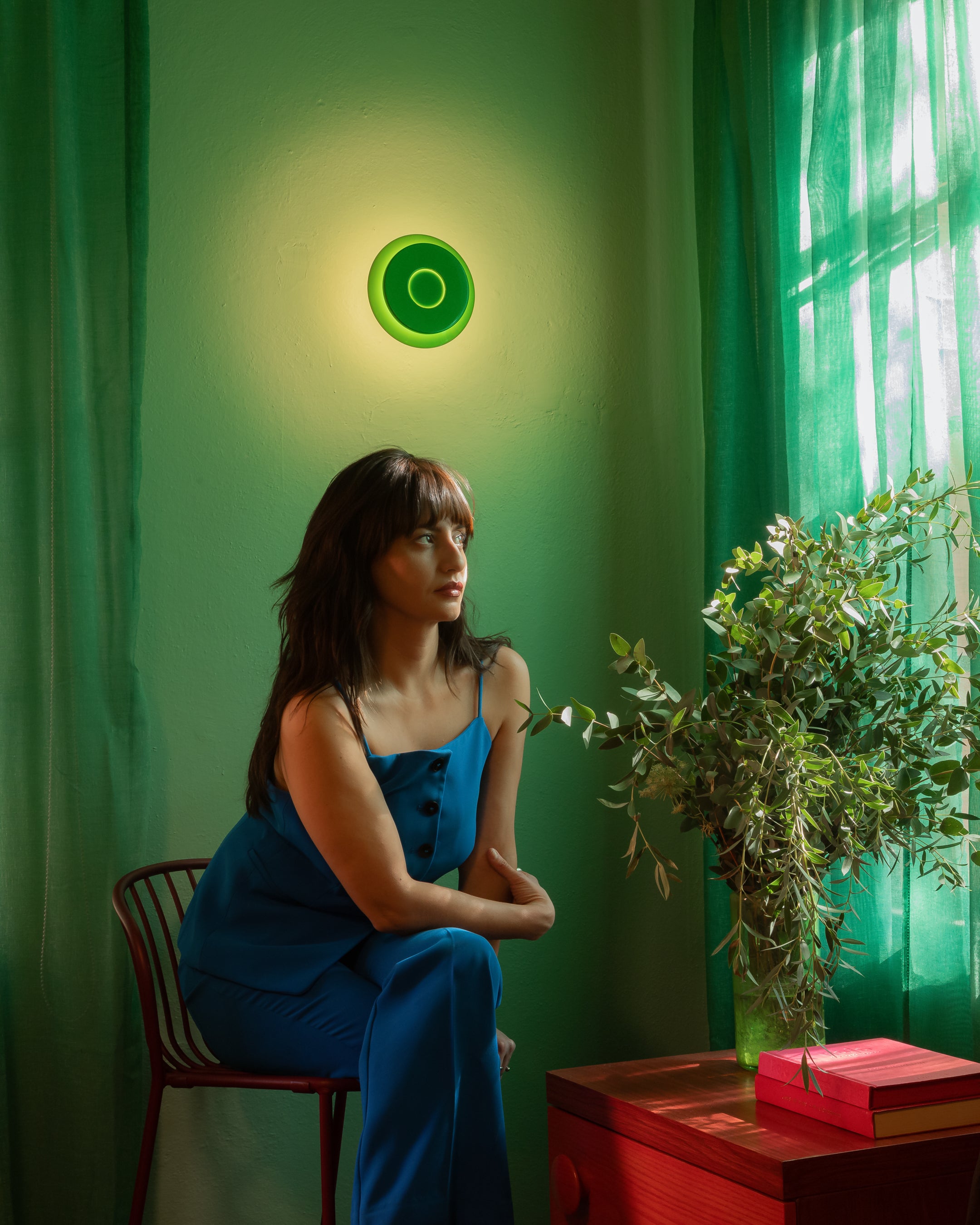 Wandlamp LILLE groen