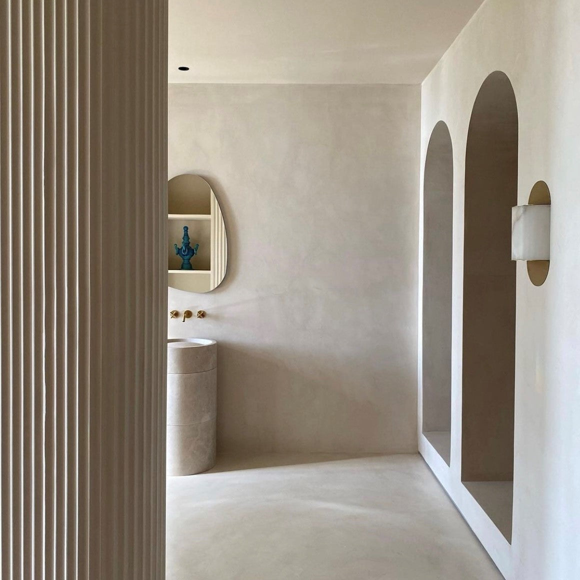 Wandlamp PILOLO champagne messing