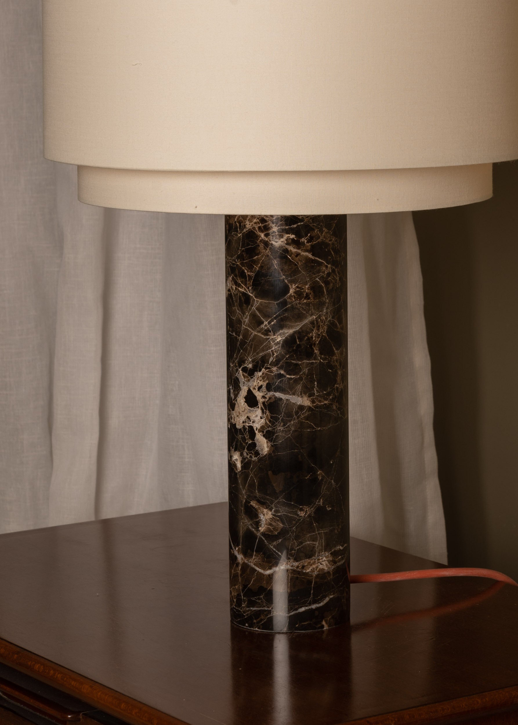 PIPO DUOBLE table lamp brown marble