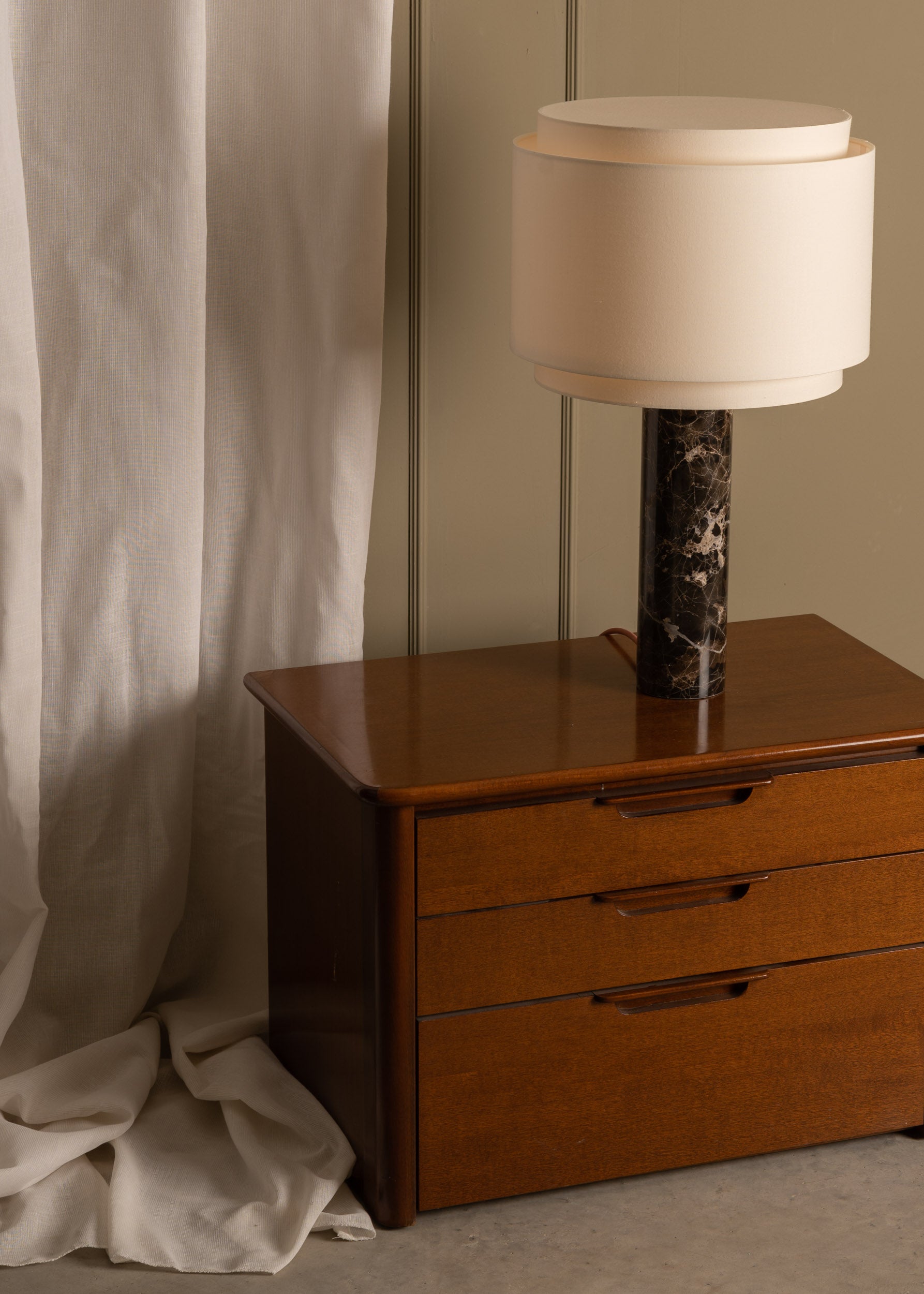 PIPO DUOBLE table lamp brown marble