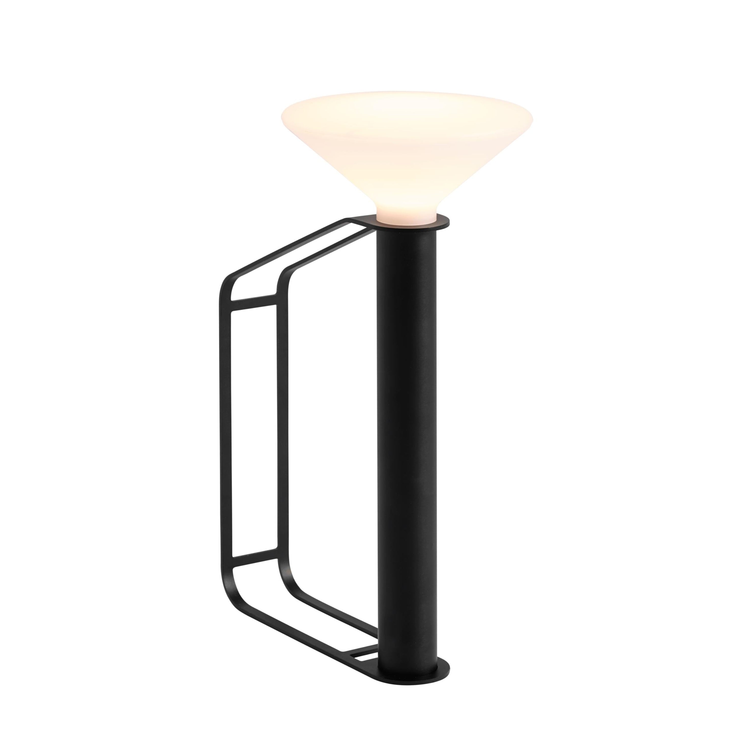 Draagbare buitenlamp PITON zwart