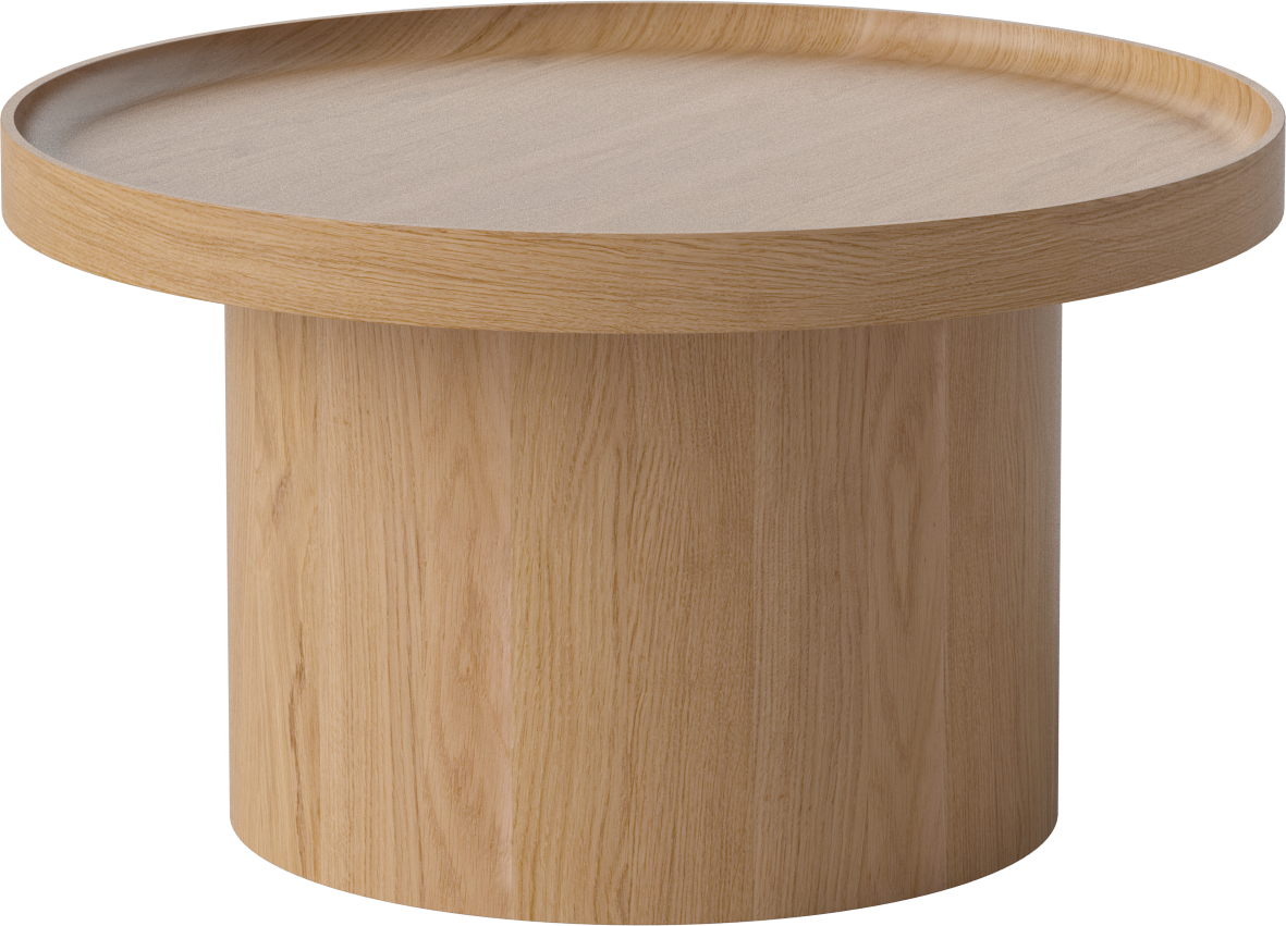 Plateau Couchtisch Eiche Holz