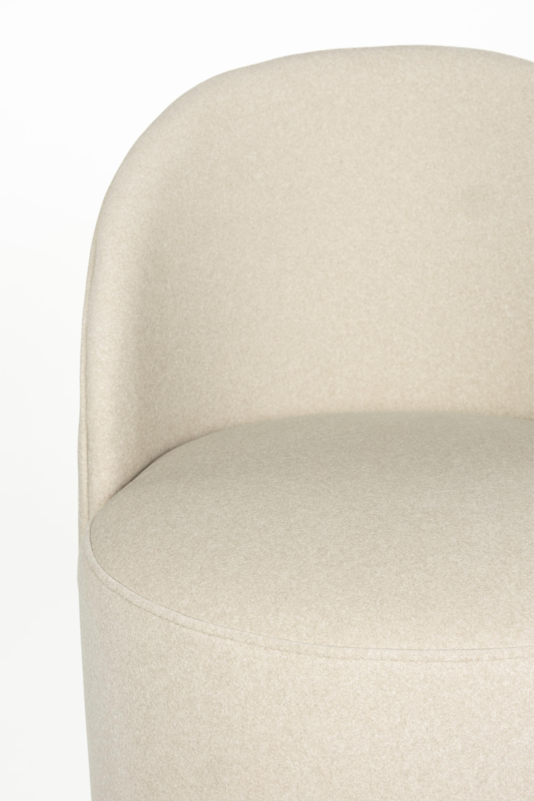 Beige PLUSH fauteuil