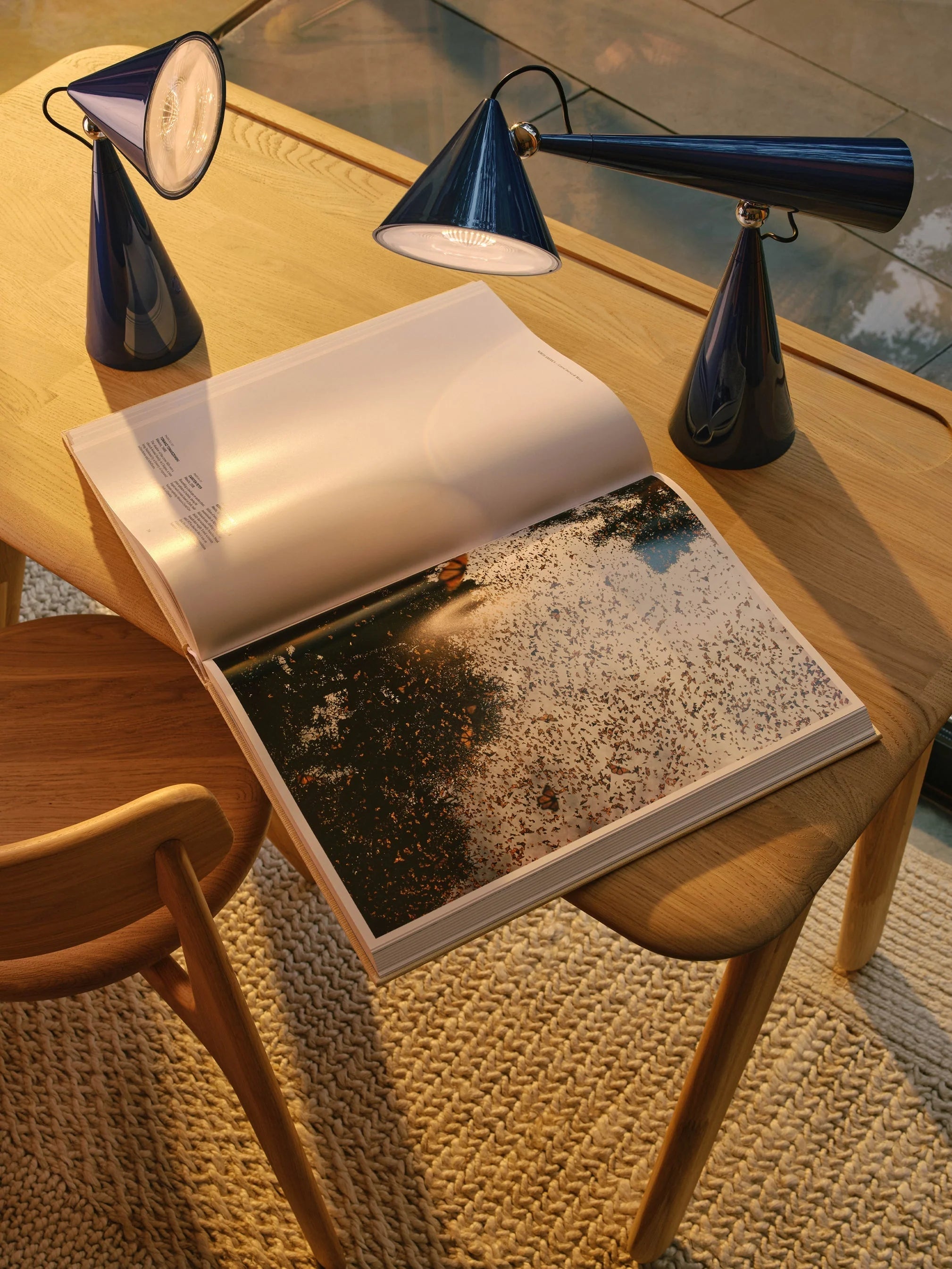 Tafellamp POSE blauw