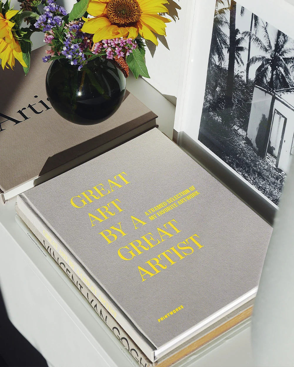 Album voor tekeningen GREAT ART beige met goud