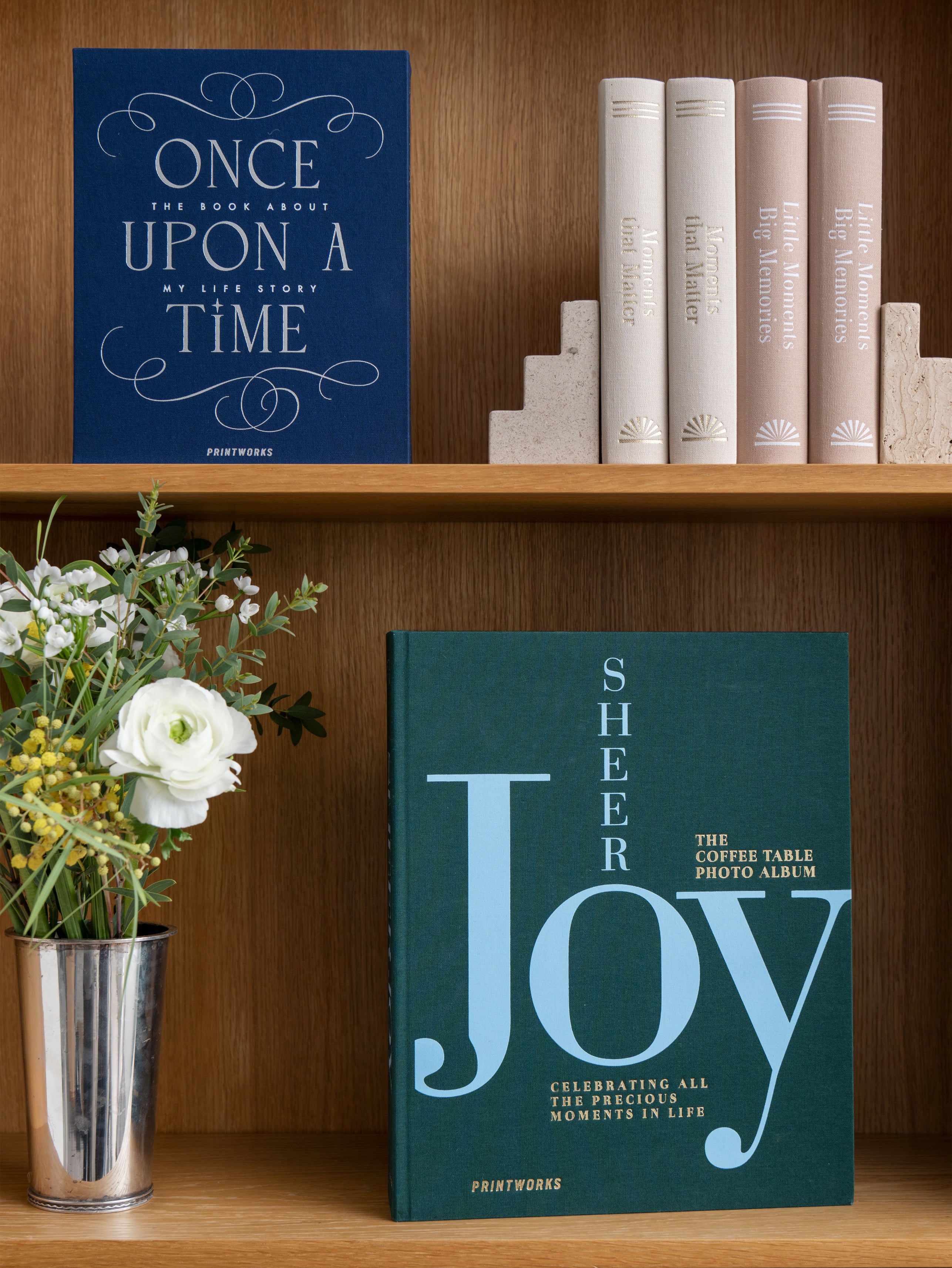Fotoalbum SHEER JOY groen met blauw