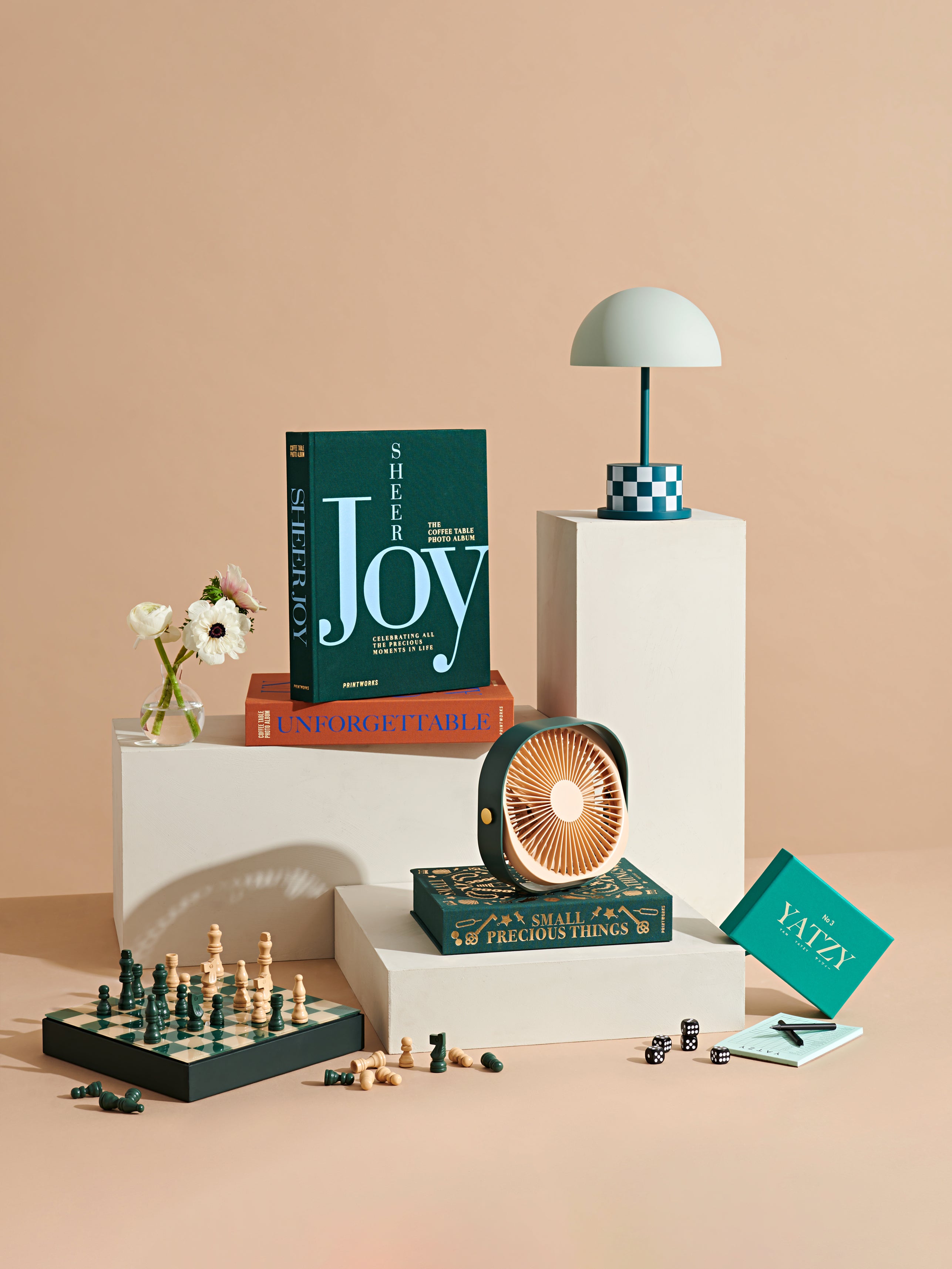 Fotoalbum SHEER JOY groen met blauw