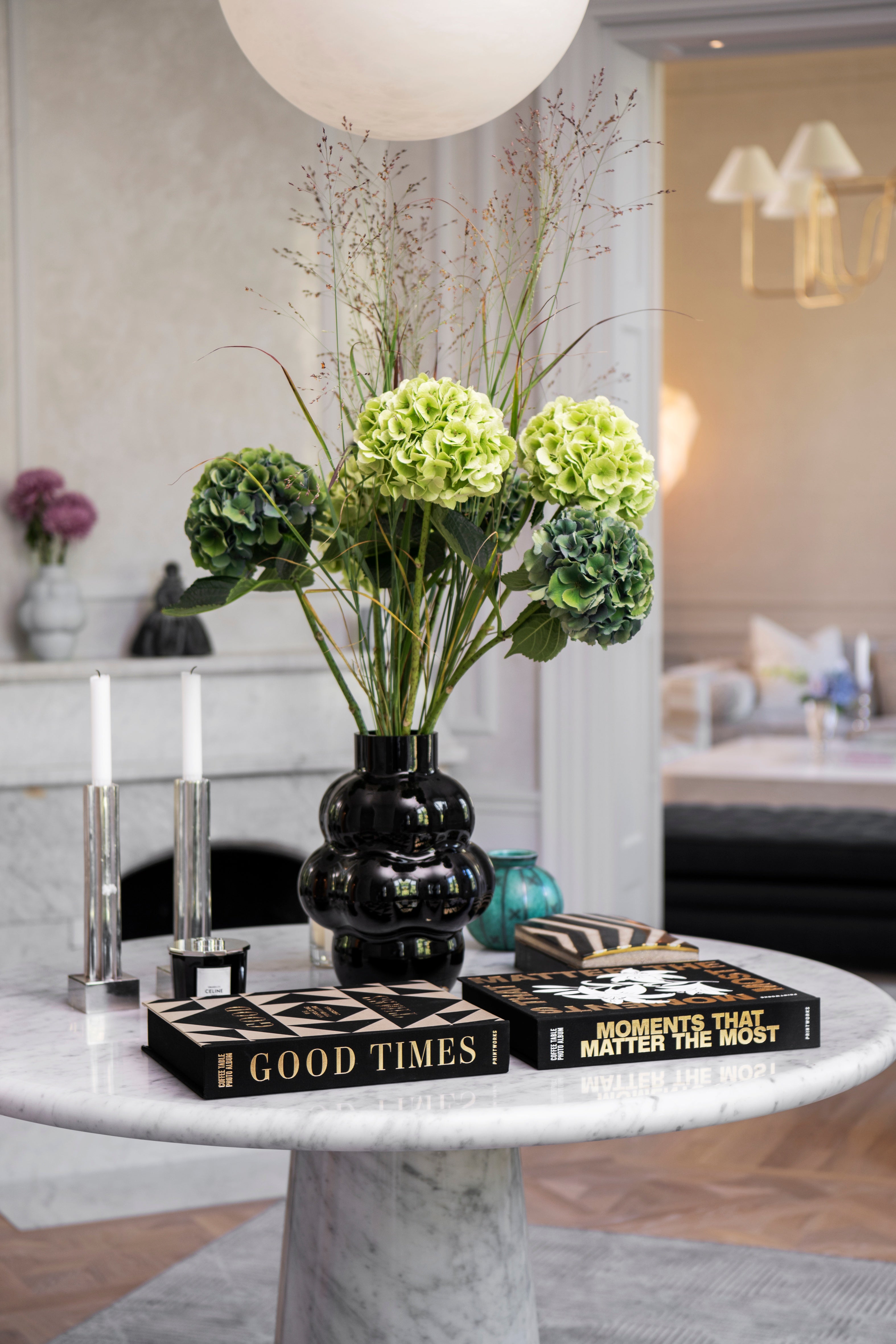 Fotoalbum GOEDE TIJDEN beige met zwart